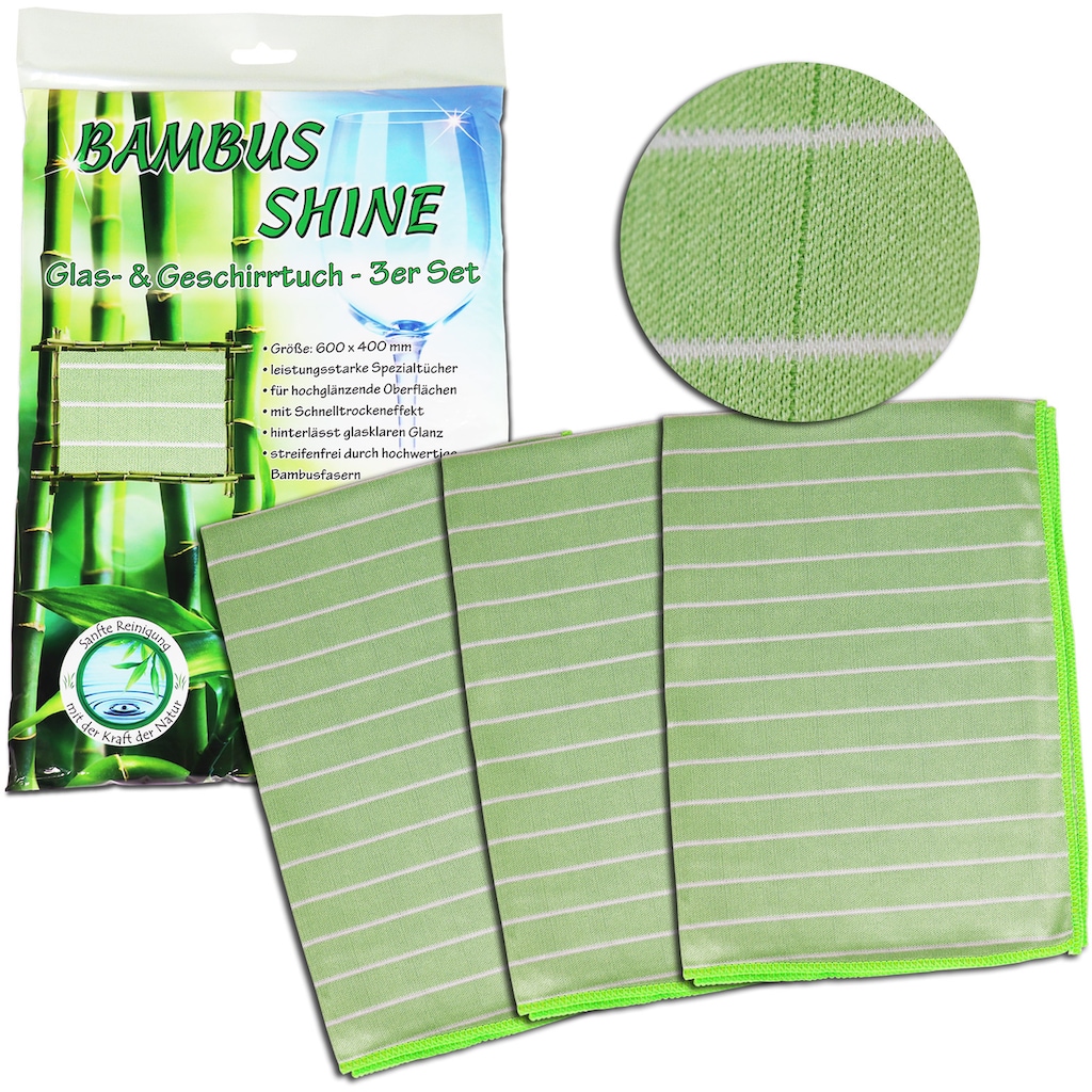 ABACUS Flüssigreiniger »Bambus Shine«, (Set, 6 St.)