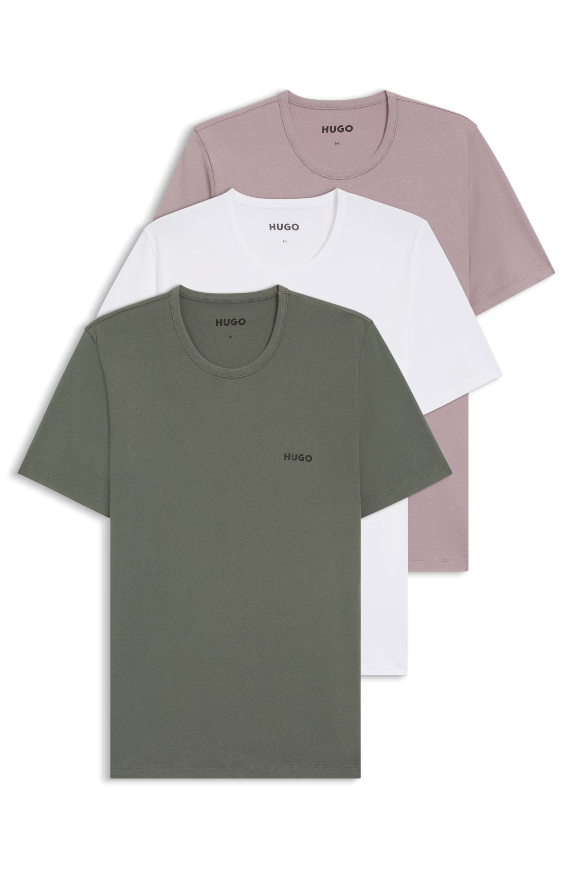 HUGO Underwear T-Shirt "RN TRIPL" Packung, 3 tlg. mit Rundhalsausschnitt günstig online kaufen