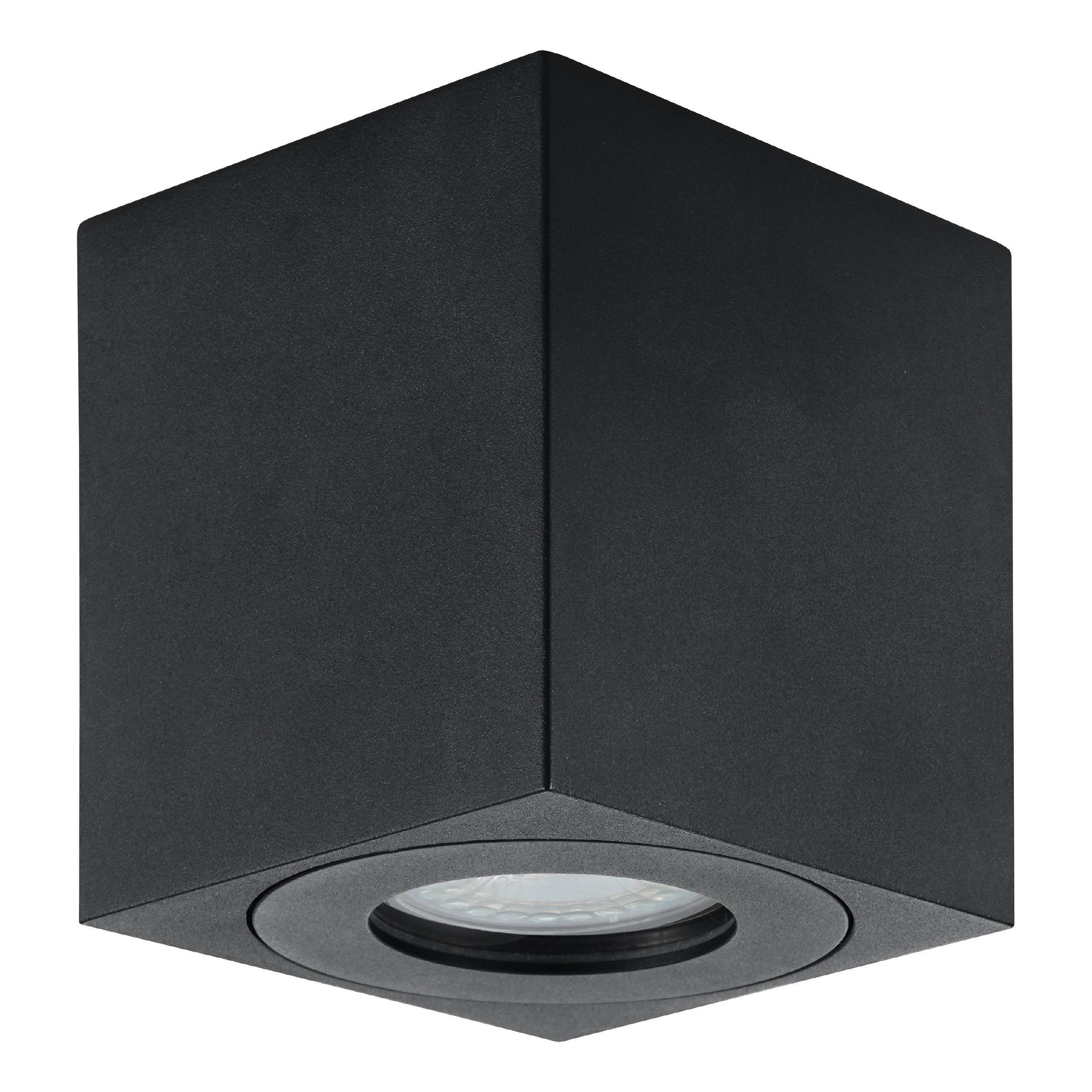 EGLO Deckenleuchte »Torrecola Deckenlampe, Außenbeleuchtunga us Aluminium, GU10, Lampe« GU10 1 Stk.