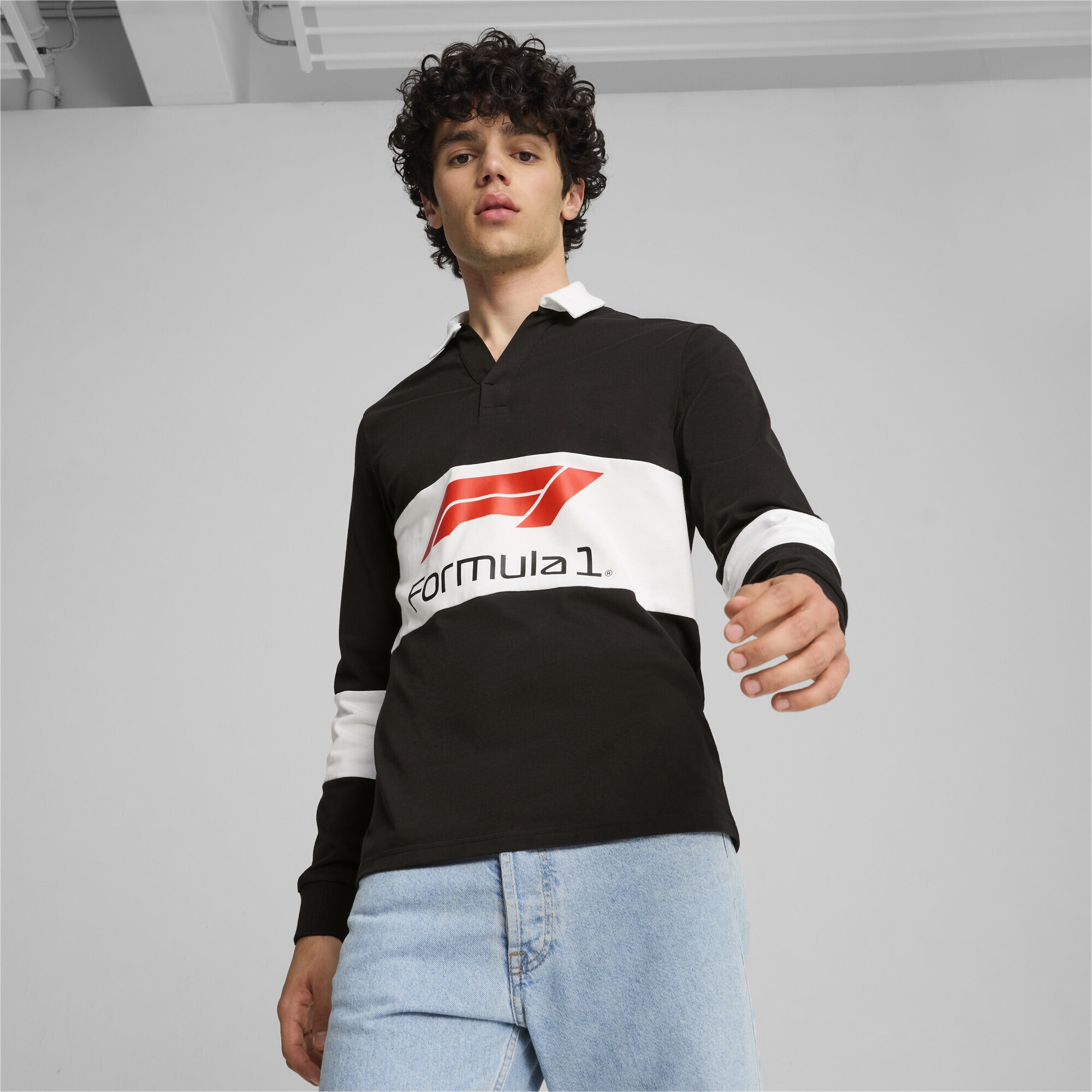 PUMA Poloshirt »F1® Rugby Poloshirt Herren«