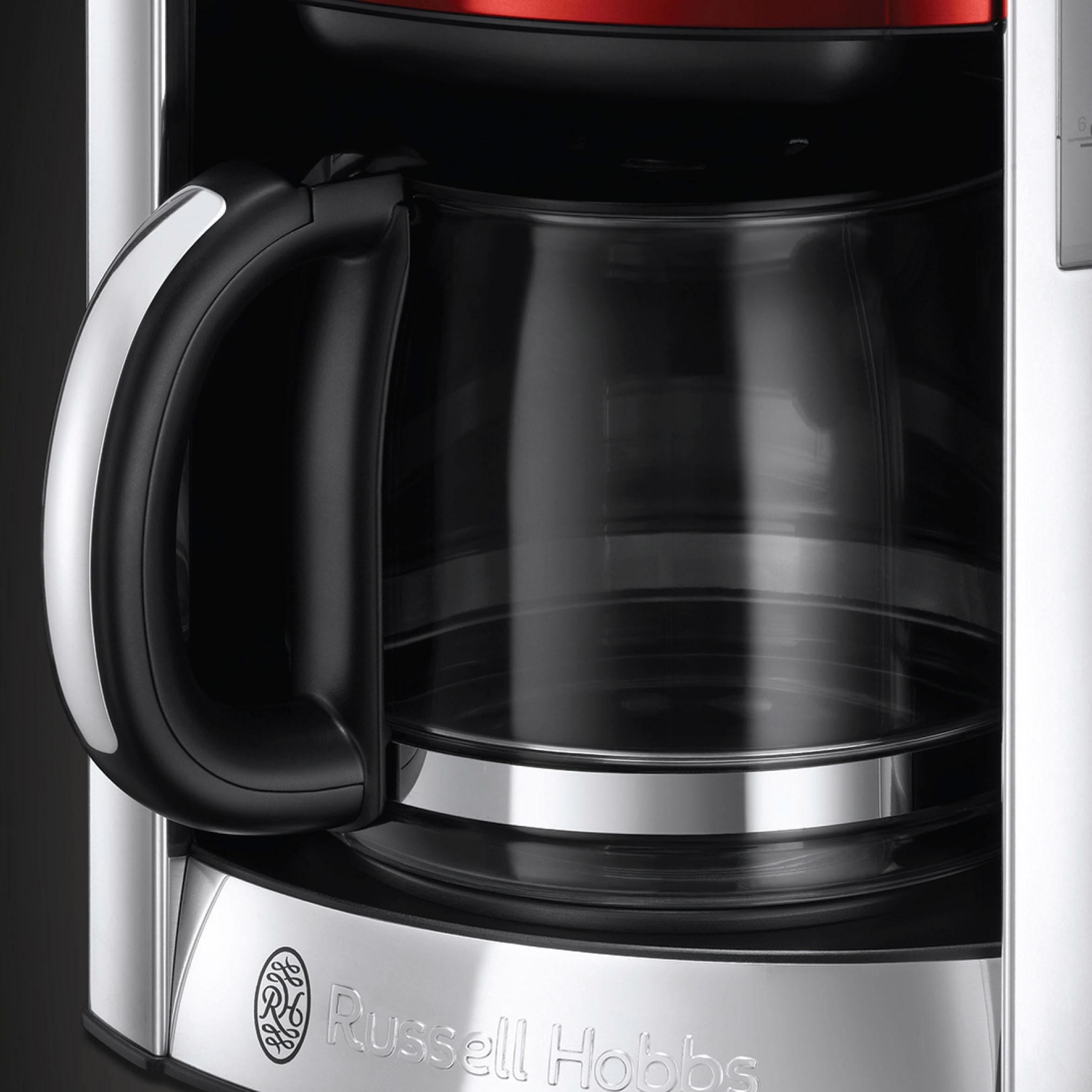 RUSSELL HOBBS Filterkaffeemaschine »Luna Solar Red 23240-56«, 1x4