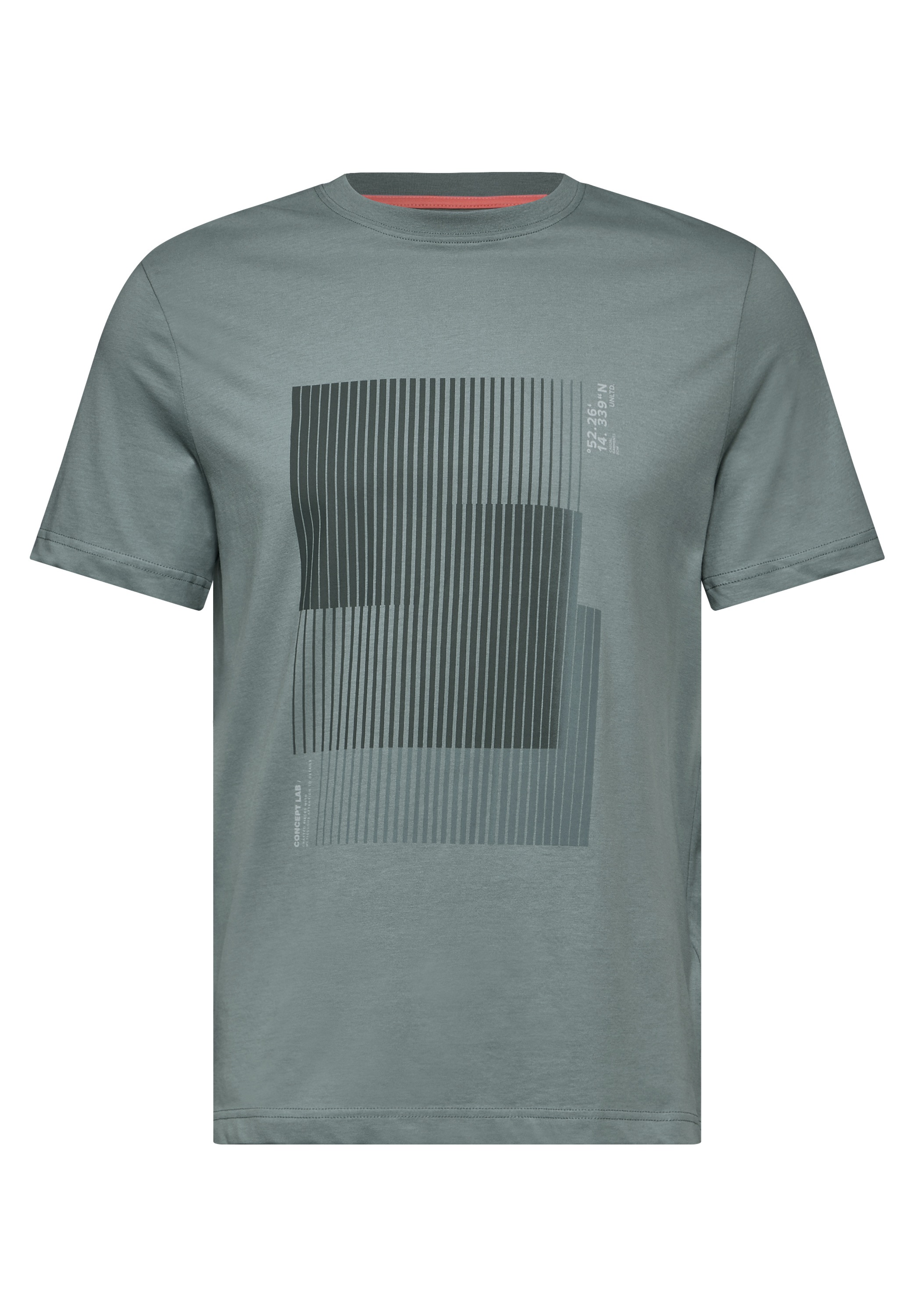 STREET ONE MEN T-Shirt, aus reiner Baumwolle