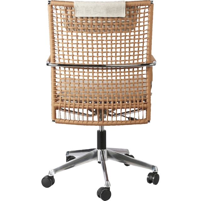 andas Bürostuhl »Gestell aus Metall, geflochtene Rückenlehne, Sitzpolster  aus Webstoff«, Webstoff kaufen | BAUR
