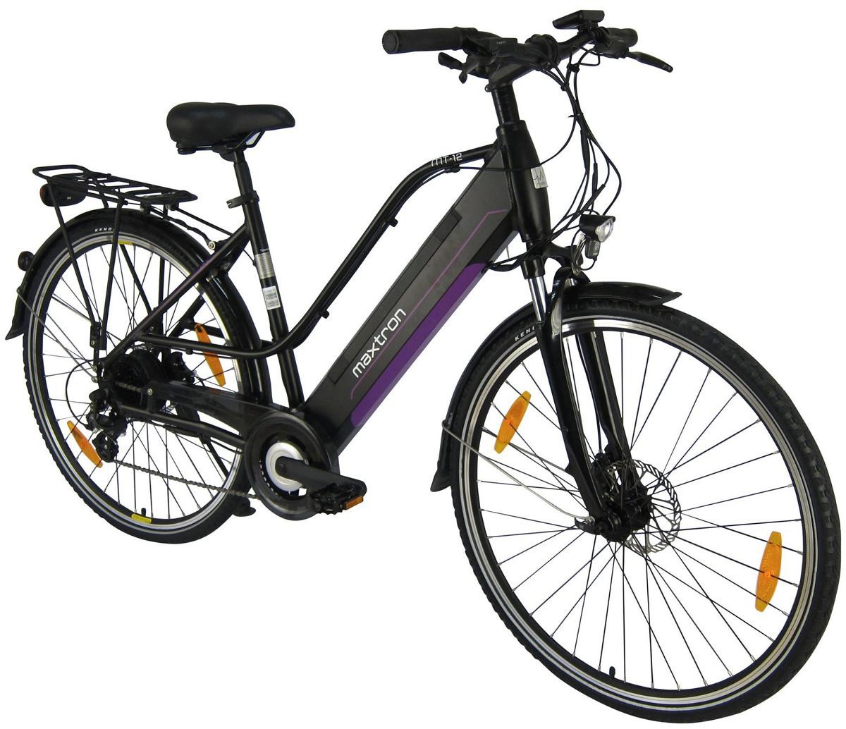 Maxtron E-Bike "MT 12", 8 Gang, Shimano, Altus, Heckmotor 250 W, Pedelec, Elektrofahrrad für Damen u. Herren, Trekkingra