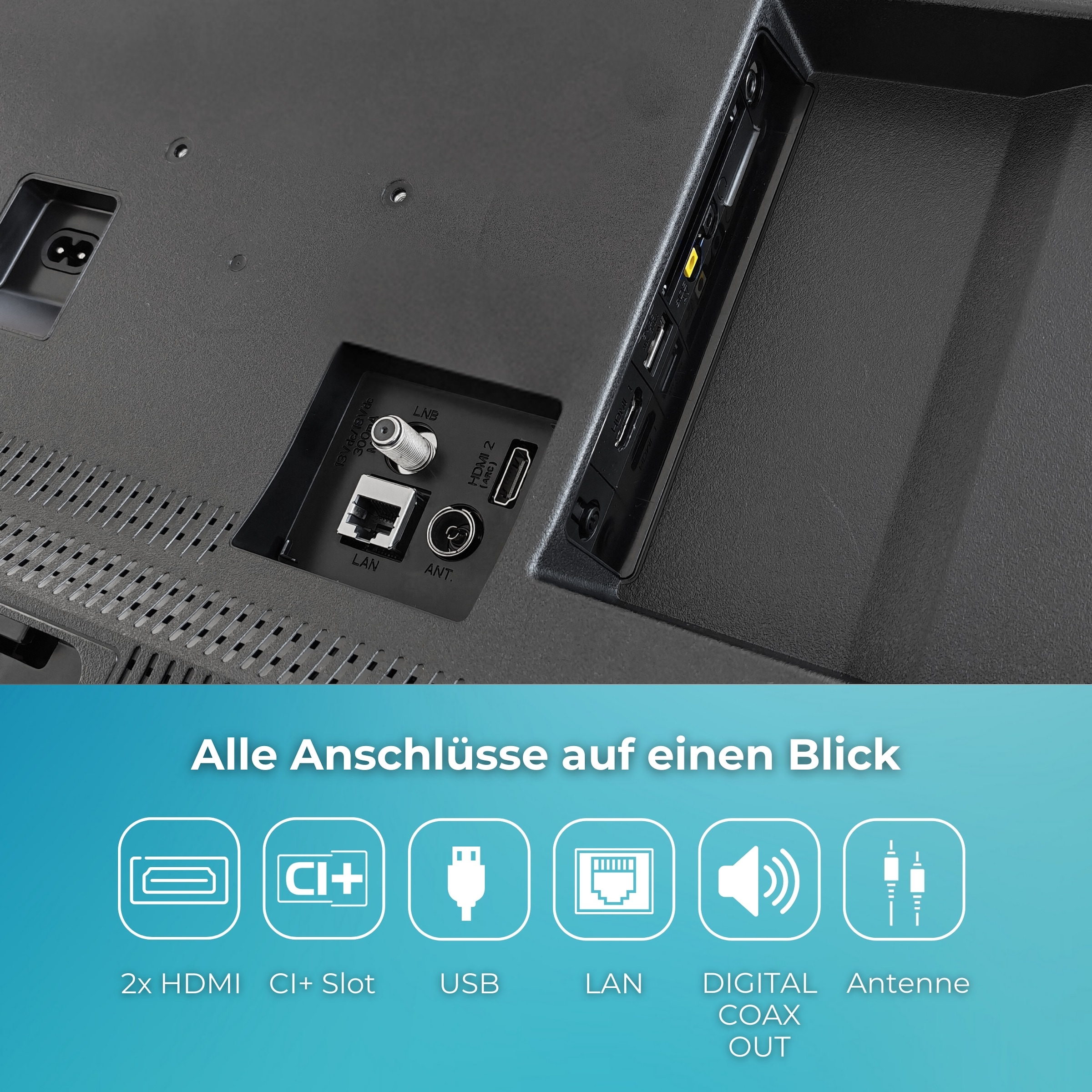 Toshiba LCD-LED Fernseher »24WF3F63DAR« 60 cm/24 ″ HD ready Smart-TV