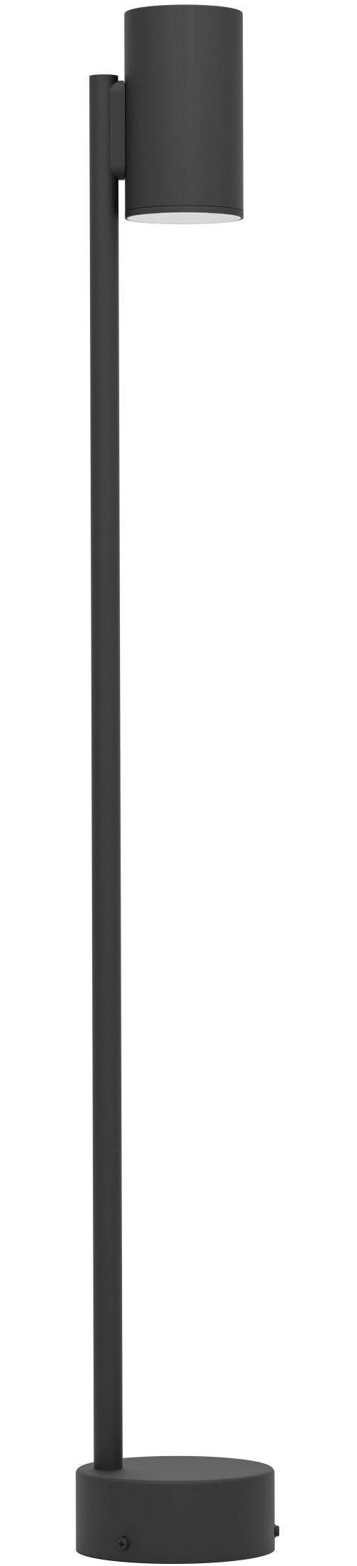 EGLO Stehlampe "Izzalini Außenleuchte, Stehlampe, Metall, Wegeleuchte, GU10, IP44", 1, H: 85cm, 1 Stk.schwarz, Wohnzimmer, Leuchten, Stehleuchte -