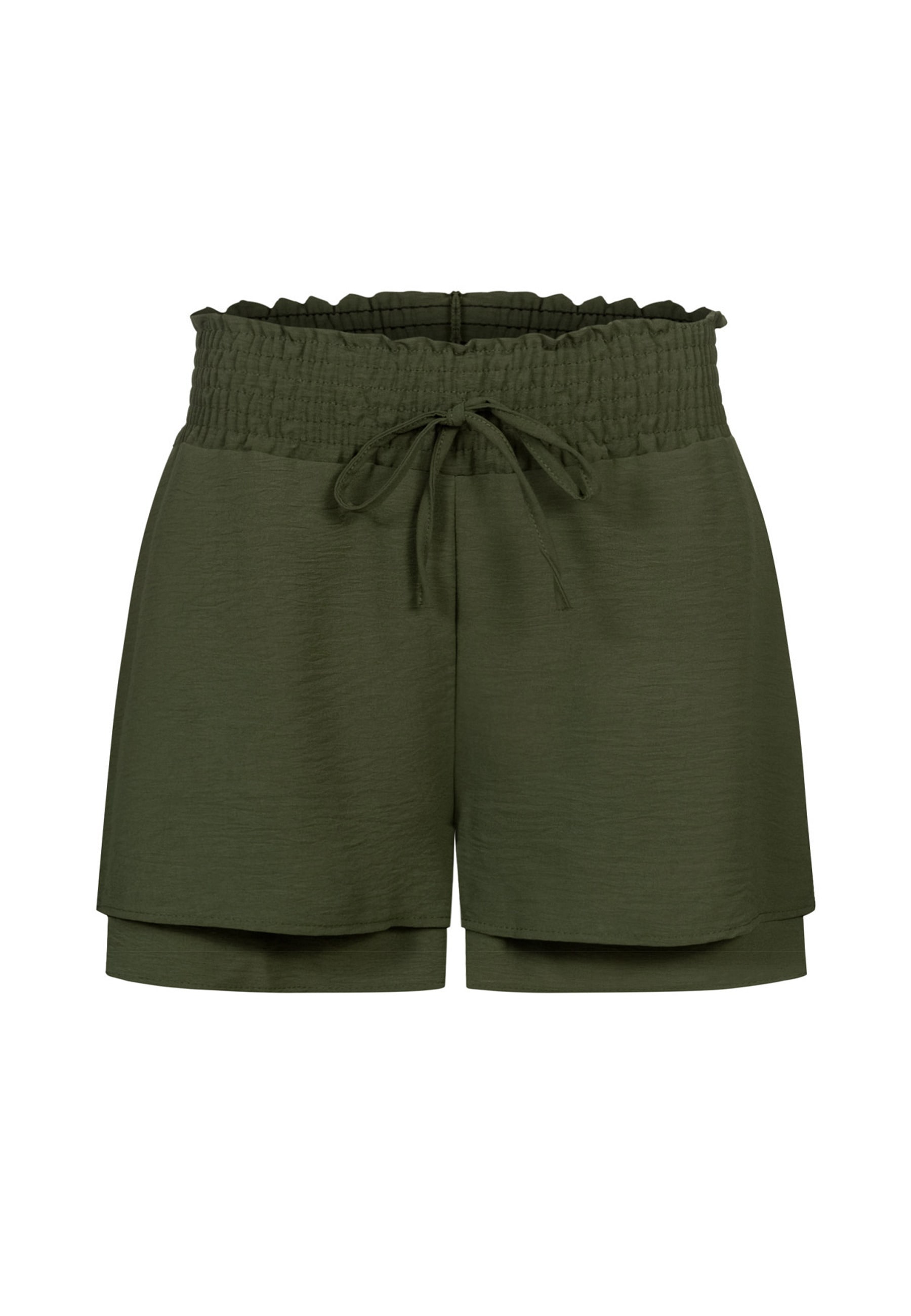 CLOUD 5IVE Shorts "CLOUD 5IVE Musselin Shorts 2-Lagig mit Gummibund" günstig online kaufen