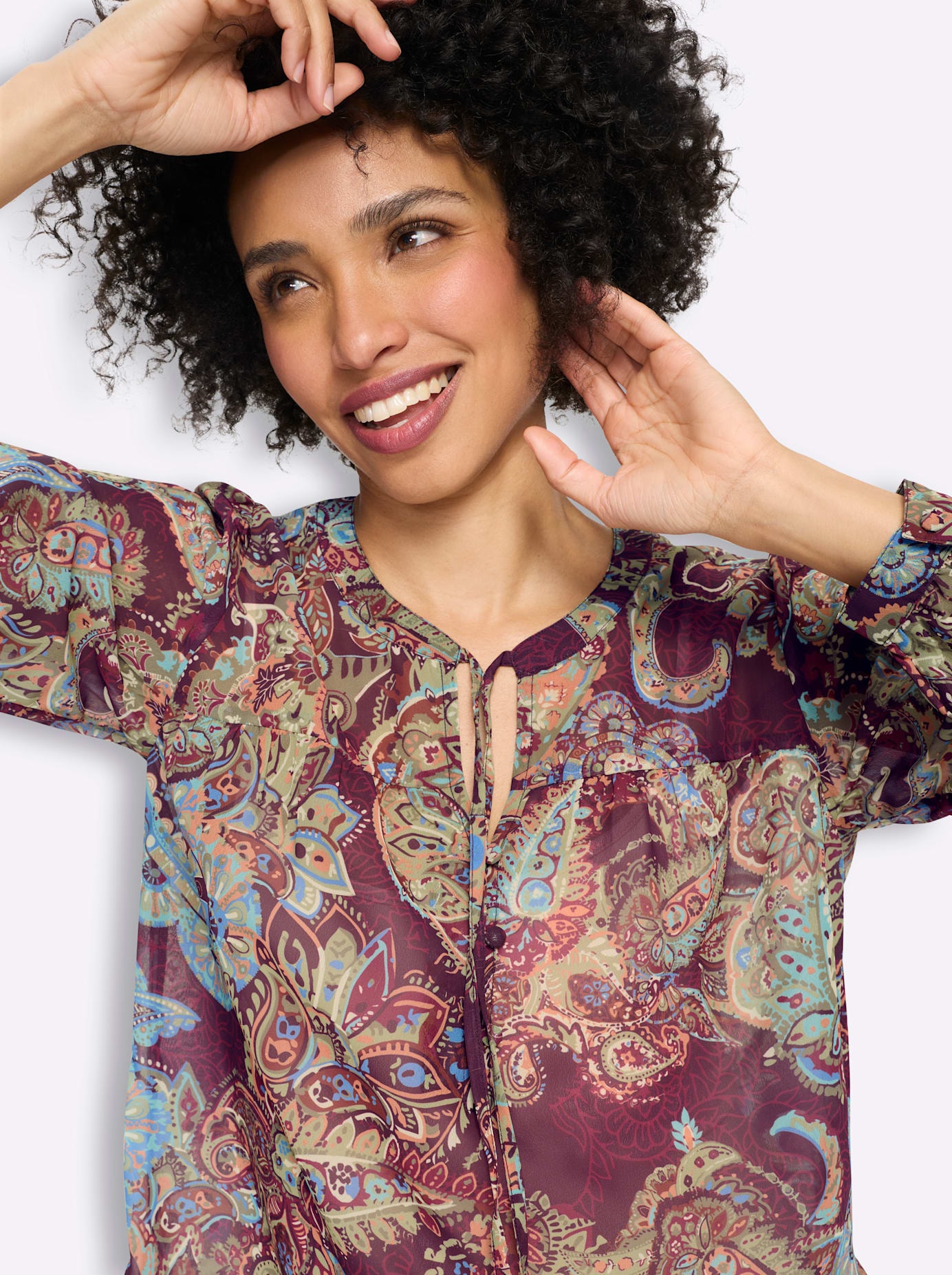 heine Druckbluse