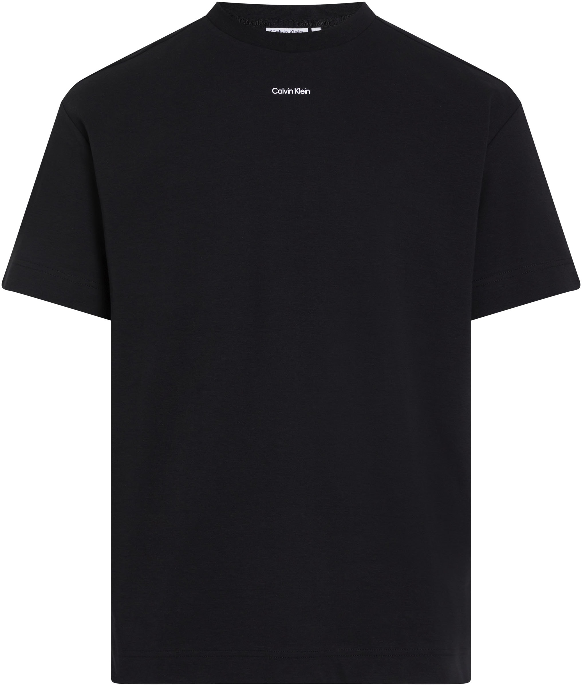 Calvin Klein Big&Tall T-Shirt »BT_NANO LOGO INTERLOCK T-SHIRT«, in Großen Größen mit Logoschriftzug