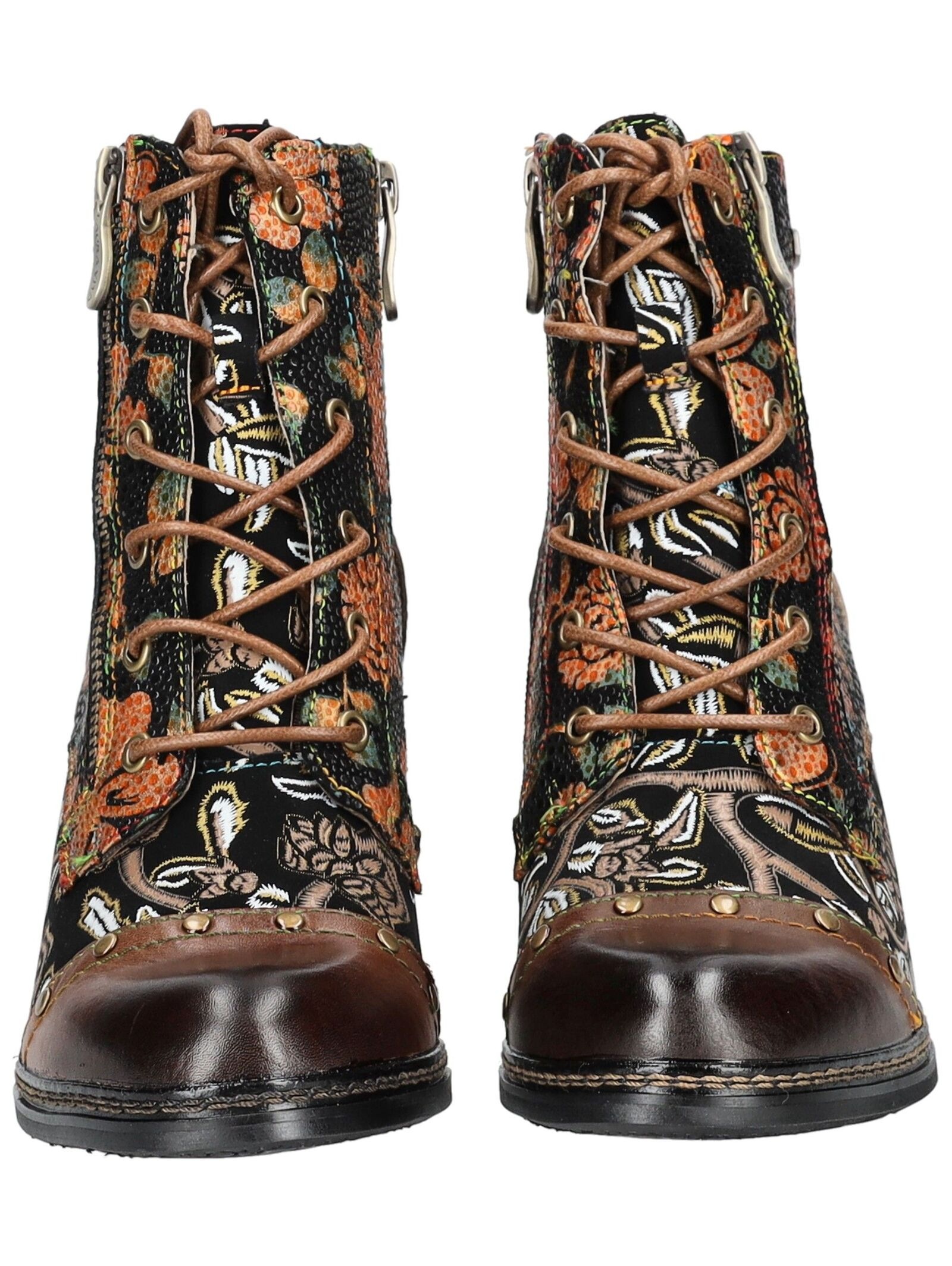 LAURA VITA Schnürstiefelette »LAURA VITA Stiefelette Leder/Textil«