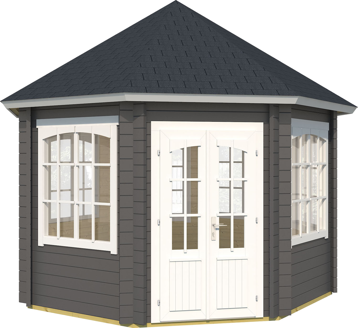 LASITA MAJA Pavillon "Jamaica" BxT: 389,4x389,4 cm, Fichtenholz