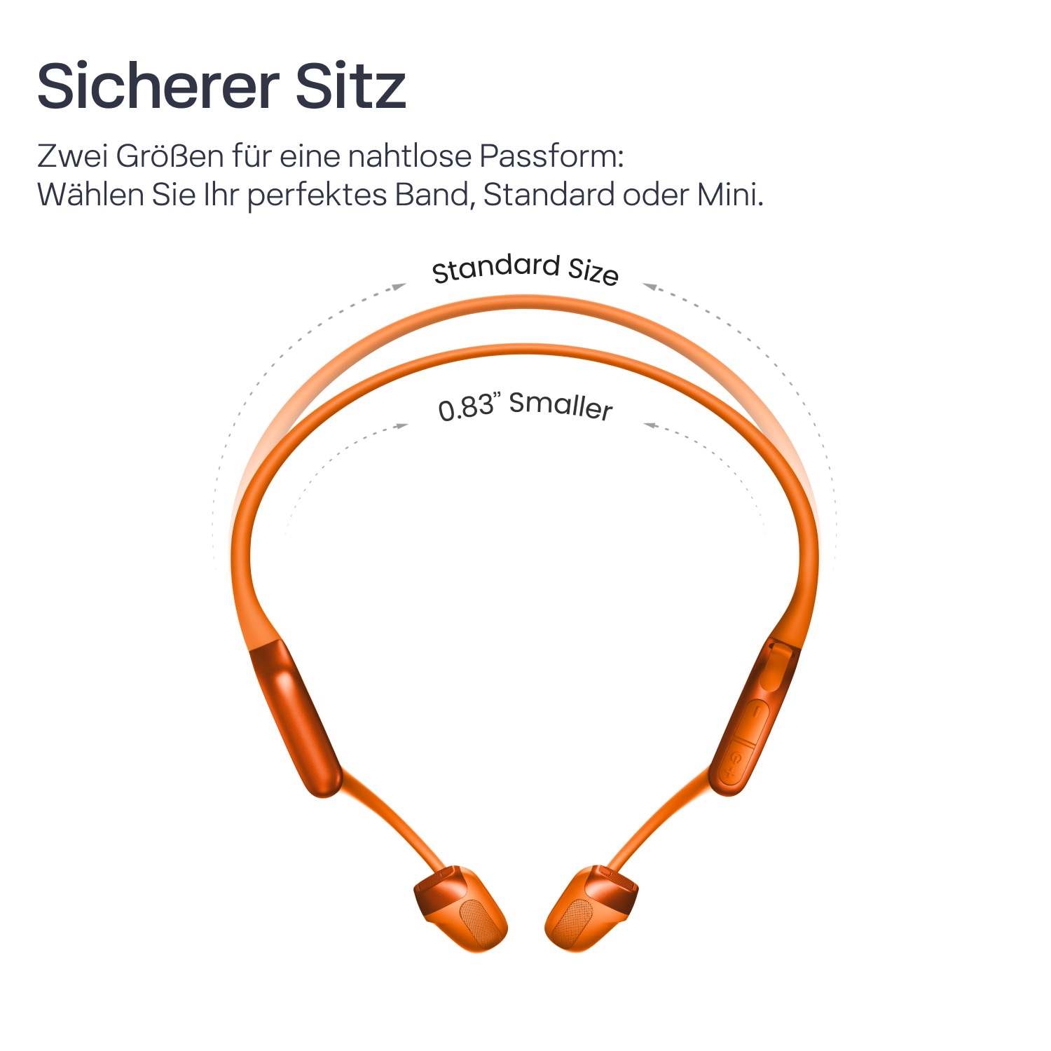 Shokz Open-Ear-Kopfhörer »OpenRun Pro 2 Mini + Cooling Towel«