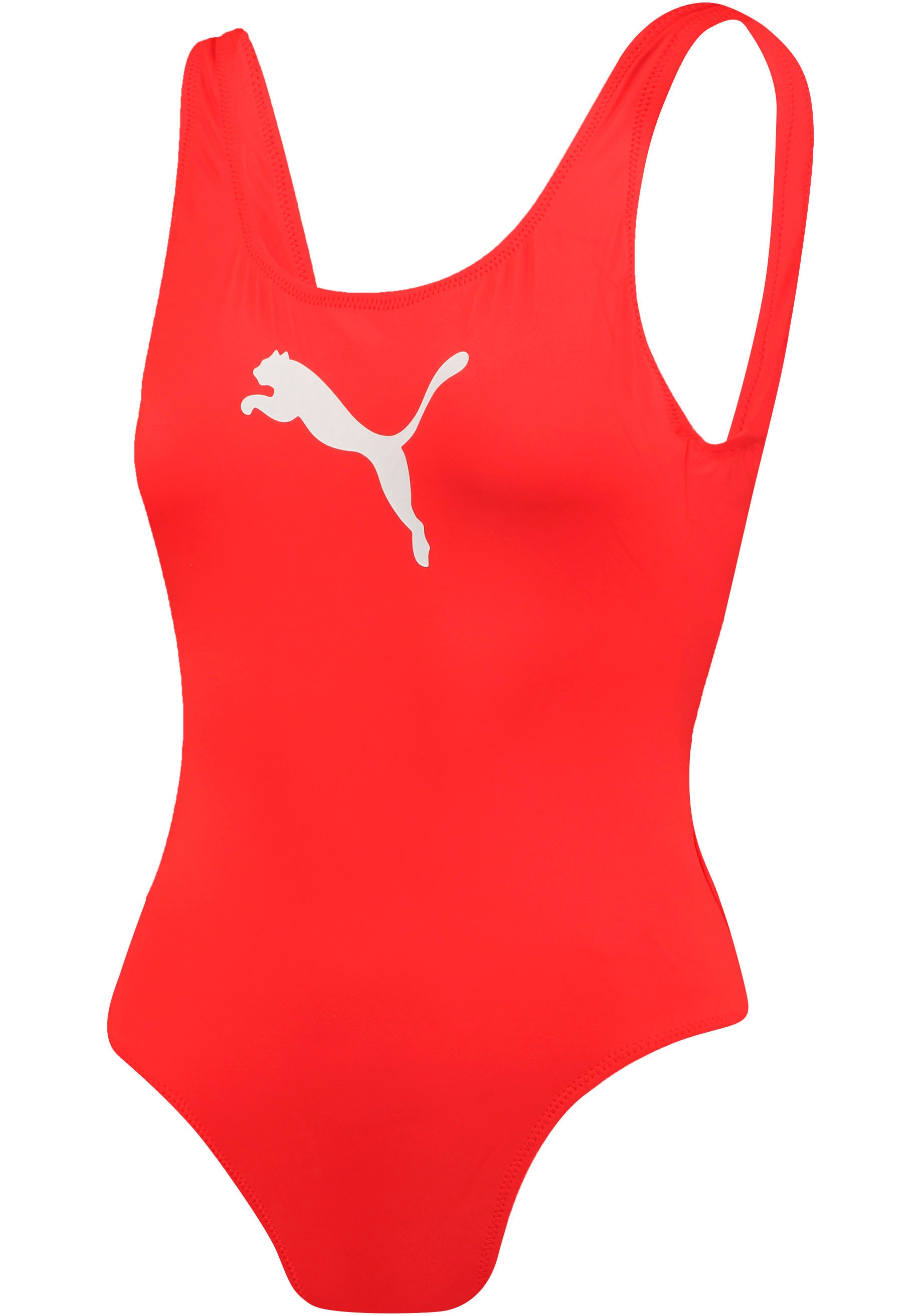 Thumbnail - PUMA Badeanzug "PUMA SWIM WOMEN SWIMSUIT" mit Logoprint vorn