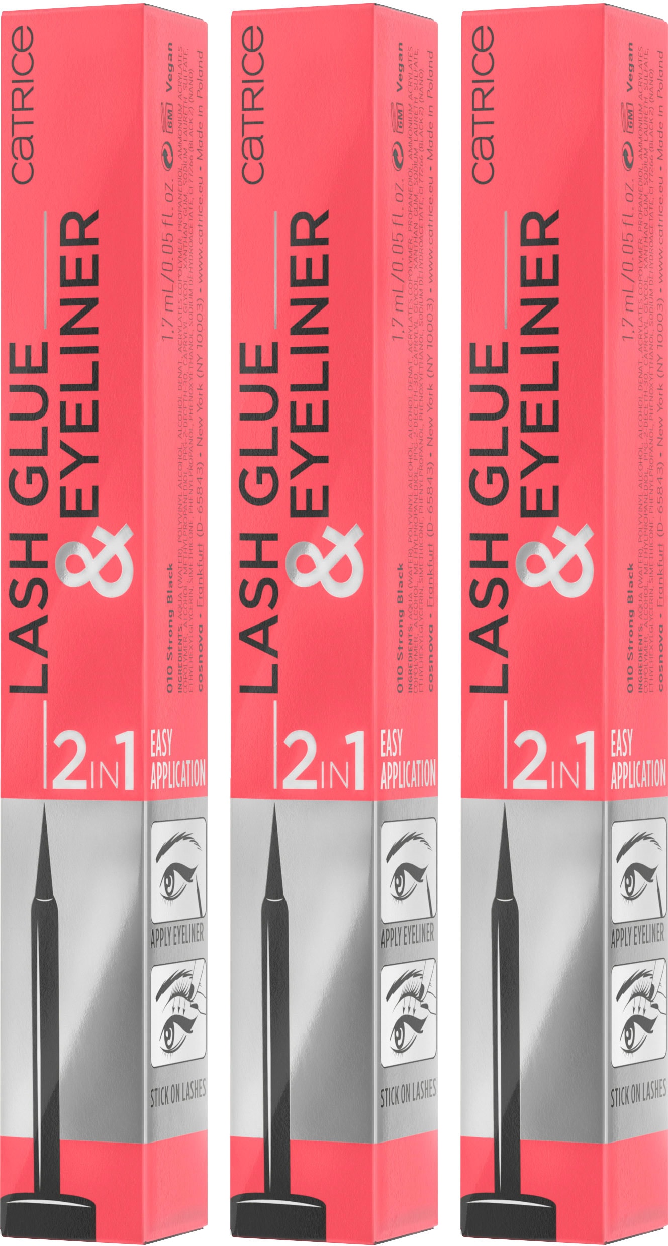Catrice Eyeliner »Lash Glue & Eyeliner«, 3 BAUR | kaufen (Set, tlg.)