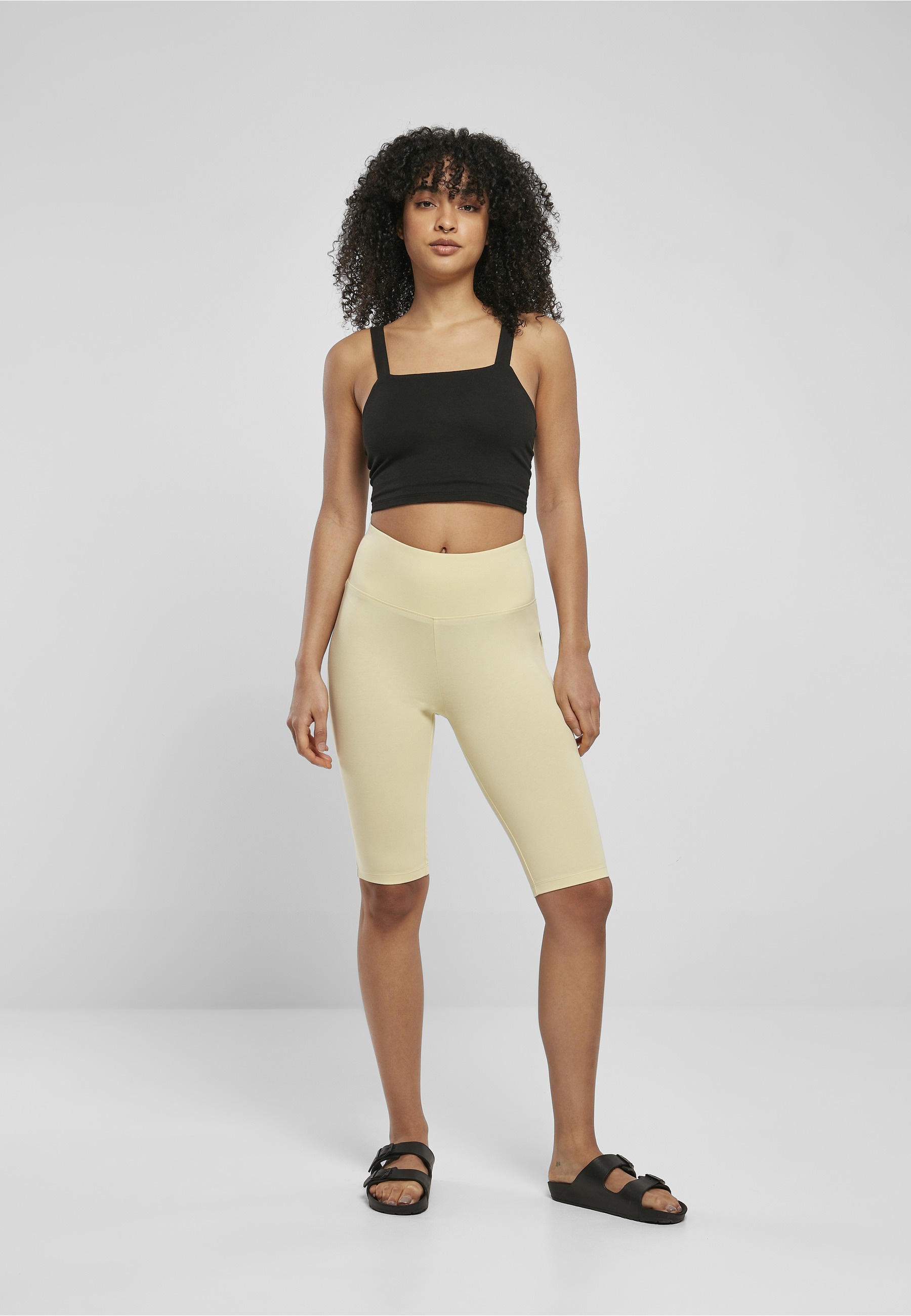 URBAN CLASSICS Radlerhose »Urban Classics Damen Ladies Organic Stretch Jersey Cycle Shorts«