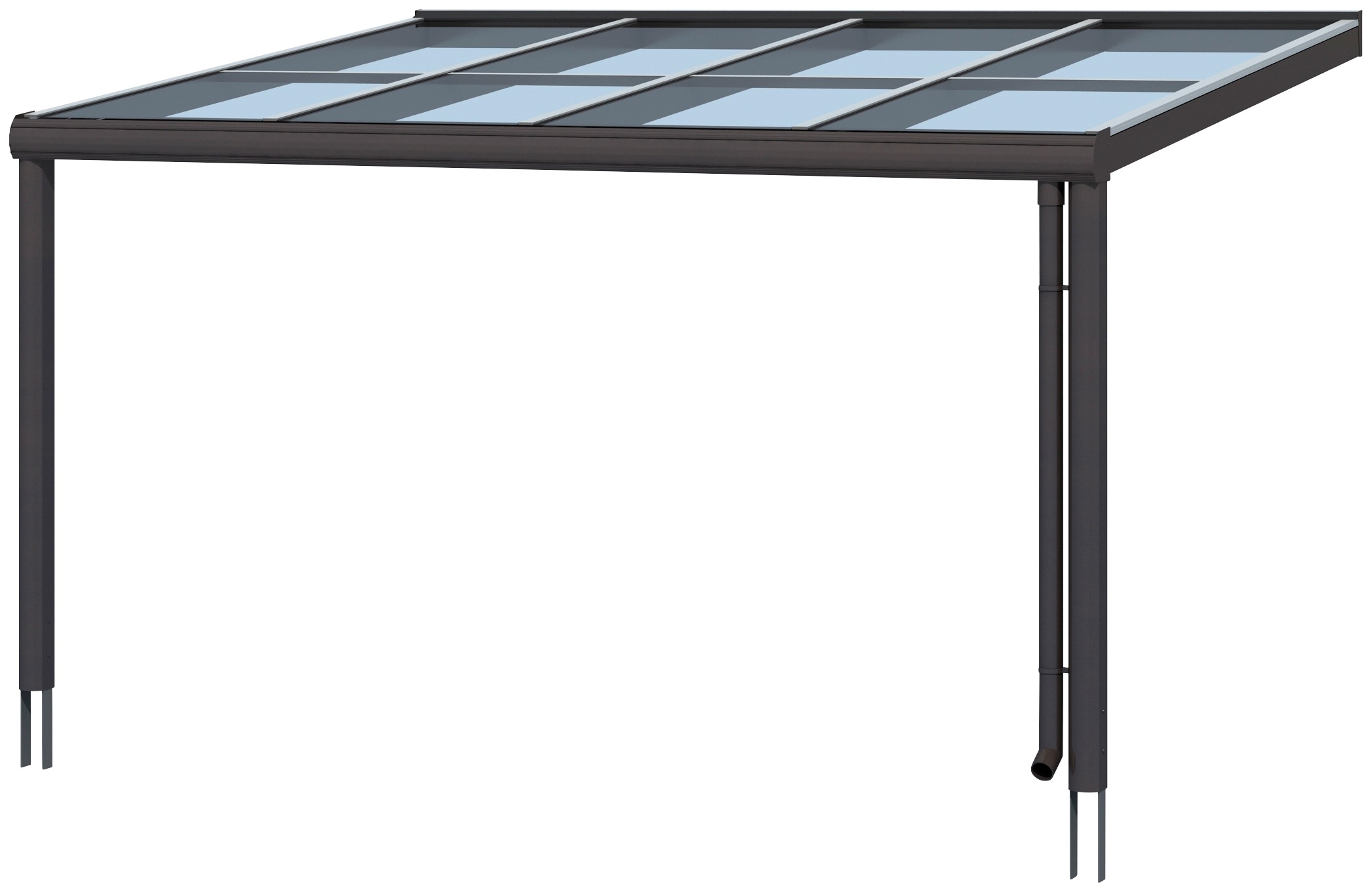 Skanholz Terrassendach »Modena«, 434 cm Breite, verschiedene Tiefe