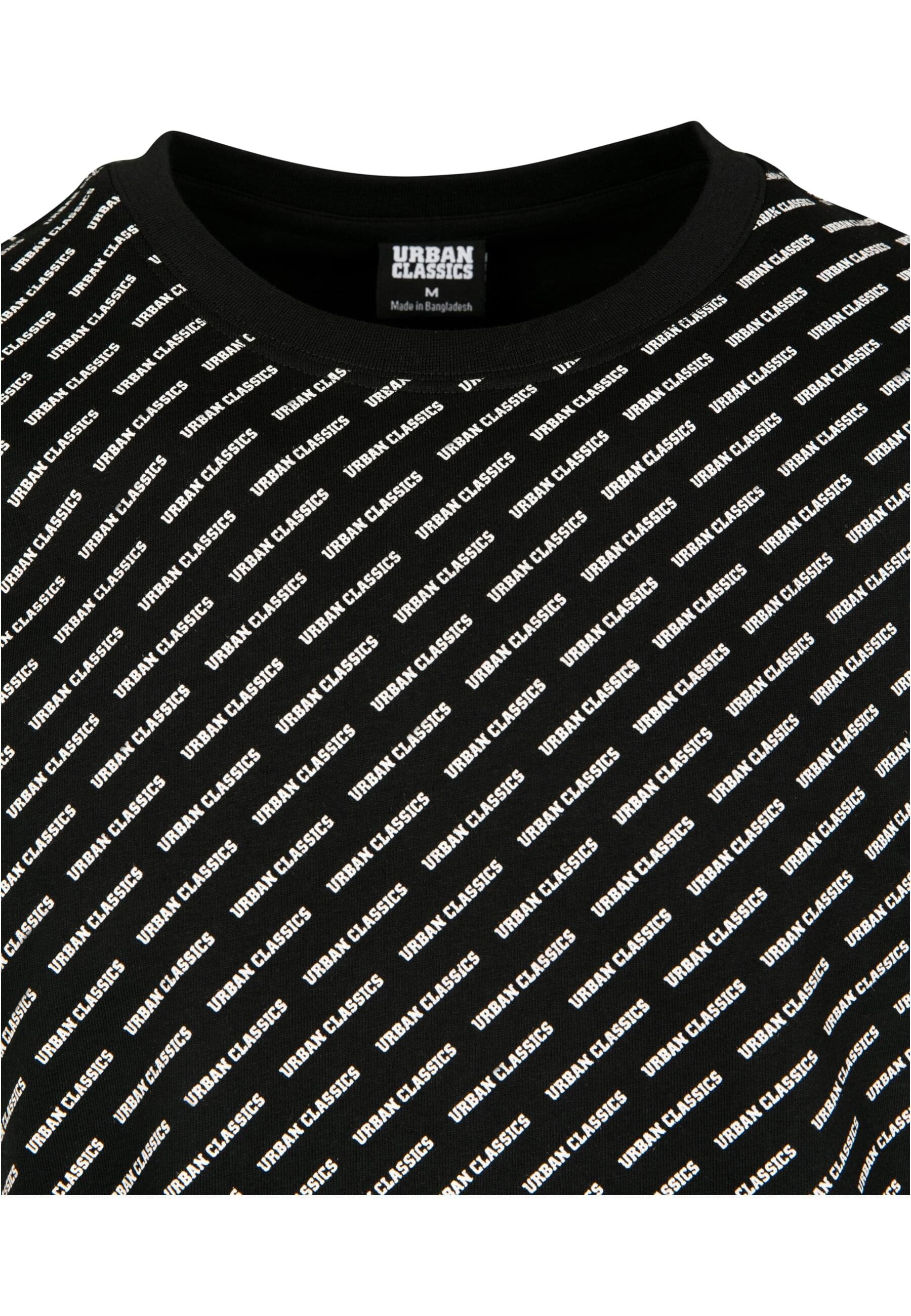 URBAN CLASSICS T-Shirt »Urban Classics Herren Allover Logo Tee«, (1 tlg.)
