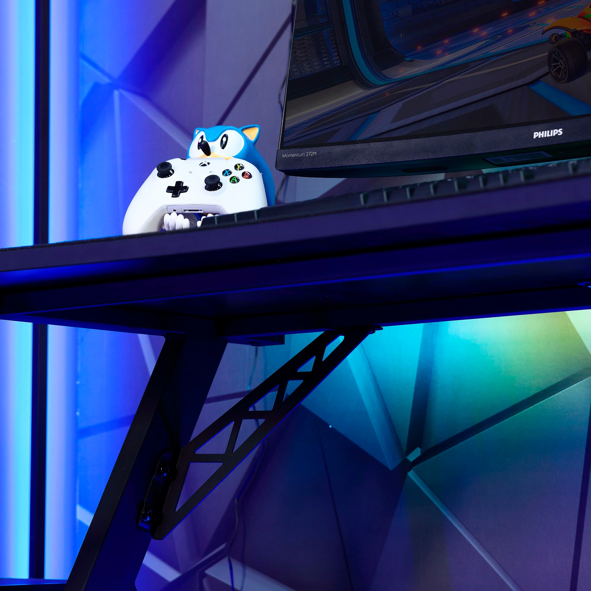 X Rocker Gamingtisch »Lumio XL RGB - Gaming Schreibtisch mit Beleuchtung & App-Steuerung«