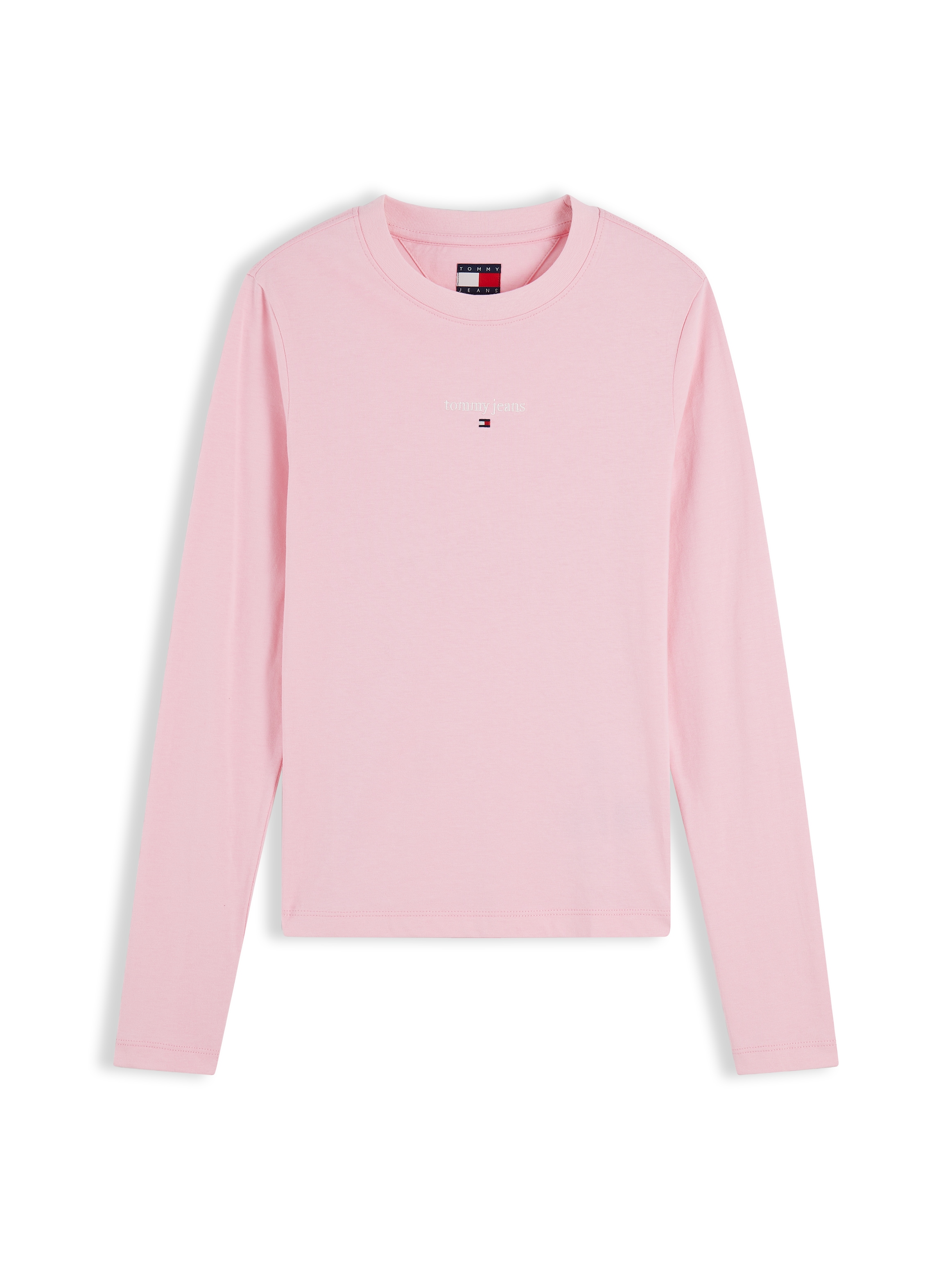 Tommy Jeans "TJW SLIM CLASSIC LOGO LS TEE" Baumwollmischung, slim fit