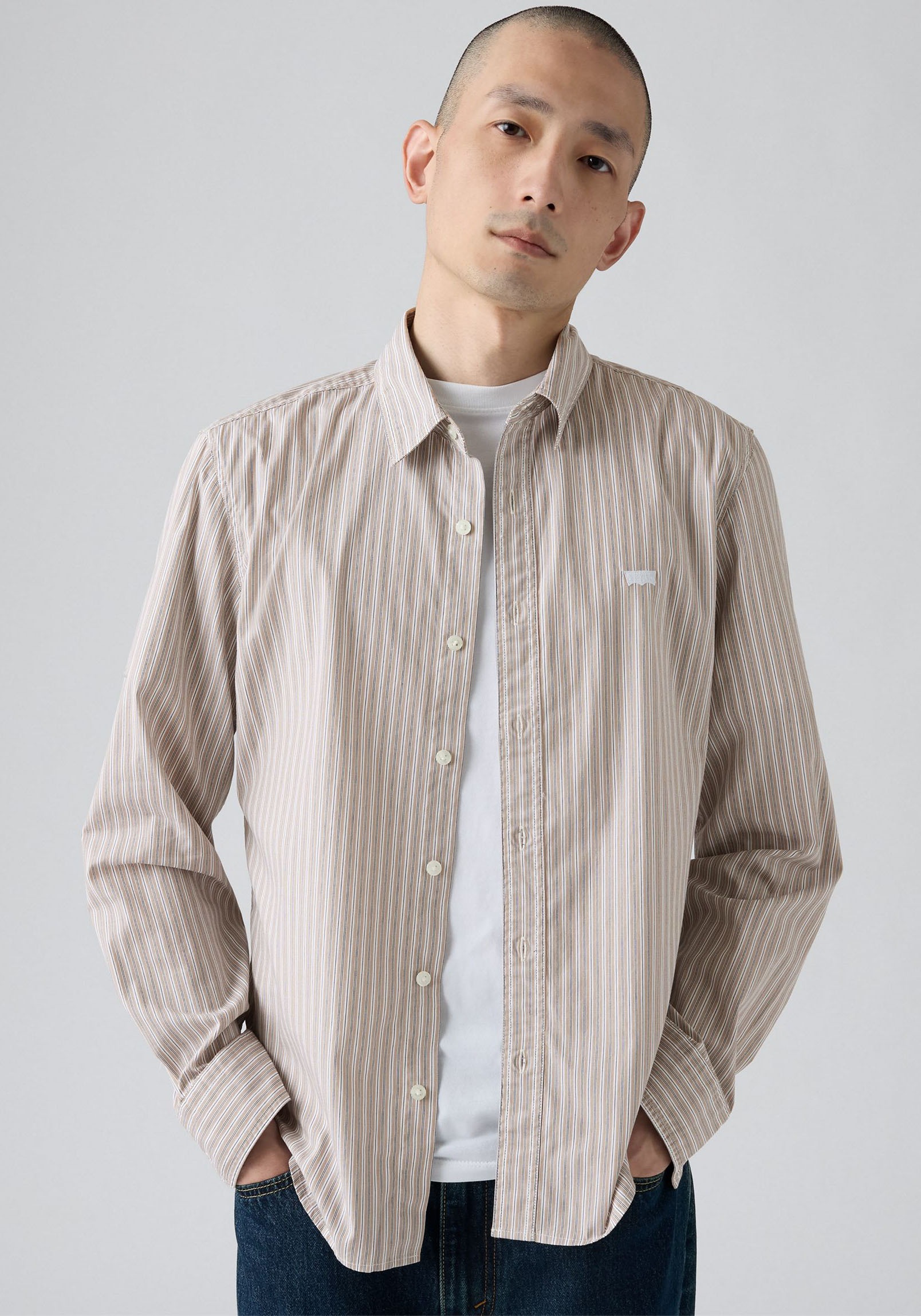 Levis Jeanshemd "BATTERY HM SHIRT SLIM", mit Logobadge günstig online kaufen