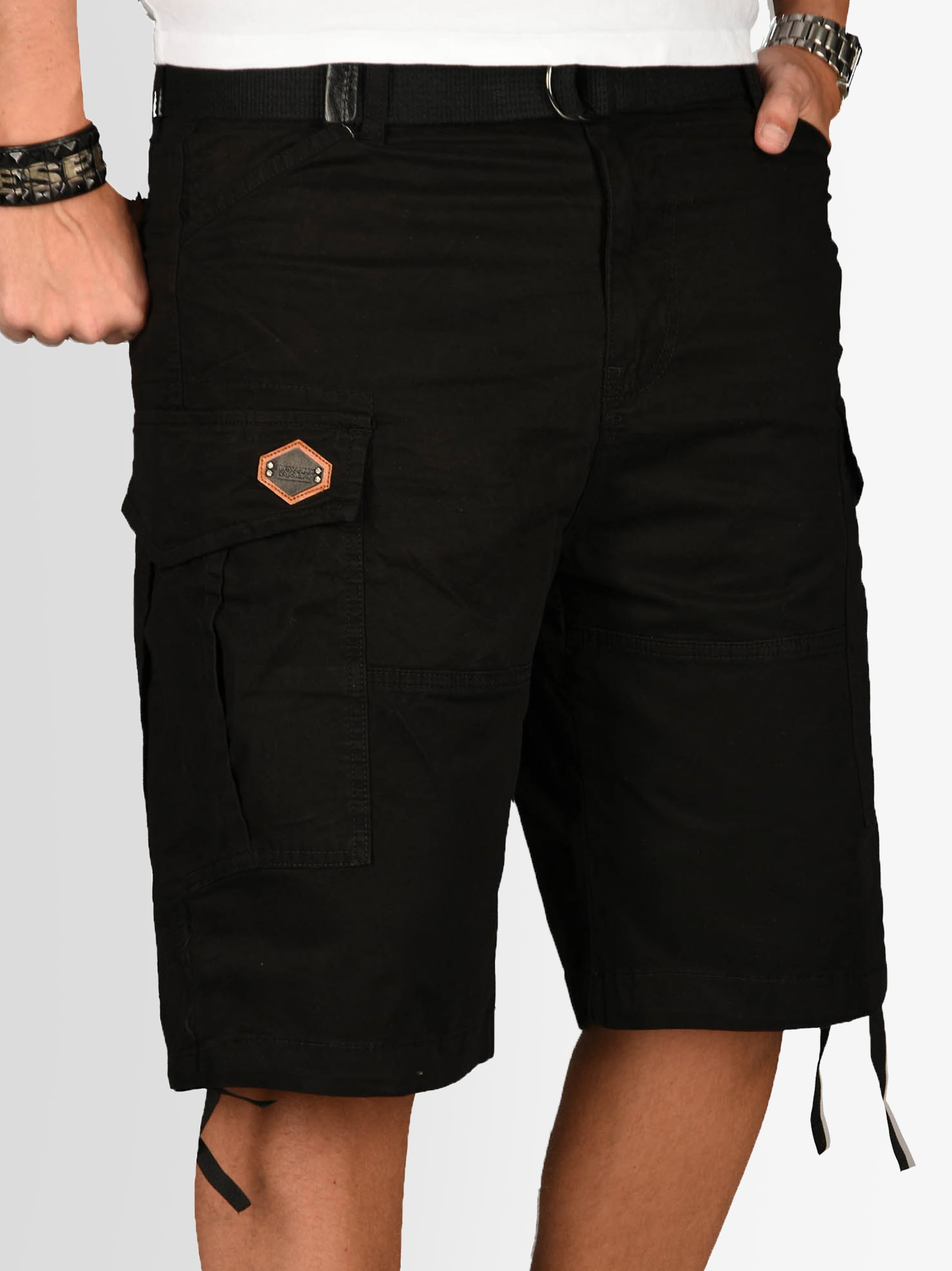 Alessandro Salvarini Cargoshorts »ASLeon«, inklusive passendem Gürtel