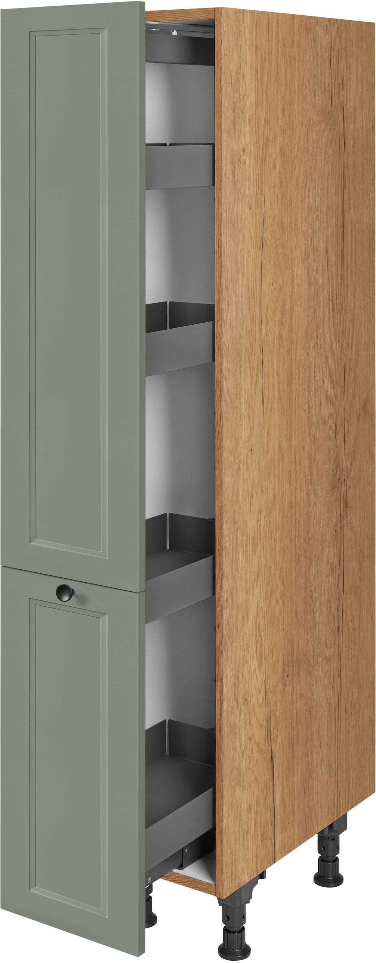 nobilia® Apothekerschrank »"Cascada", mit 4 Einhängekörben, Breite 30 cm, Höhe 167,8 cm,«, vormontiert, Ein- und Auszugsdämpfung SoftStoppPro