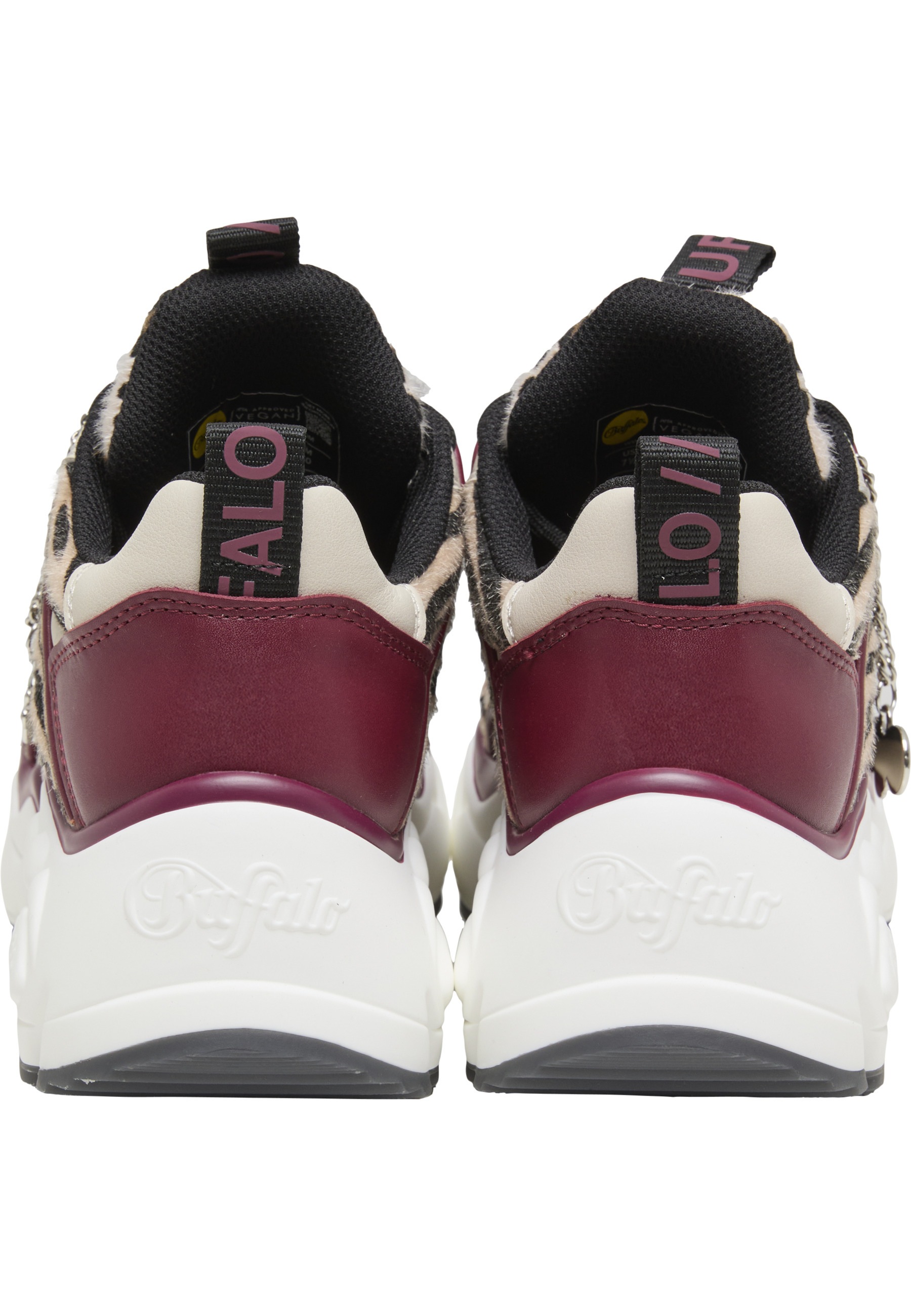 Buffalo Trainingsschuh »Buffalo BINARY GLAM - VEGAN SUEDE/FUR/NAPPA«