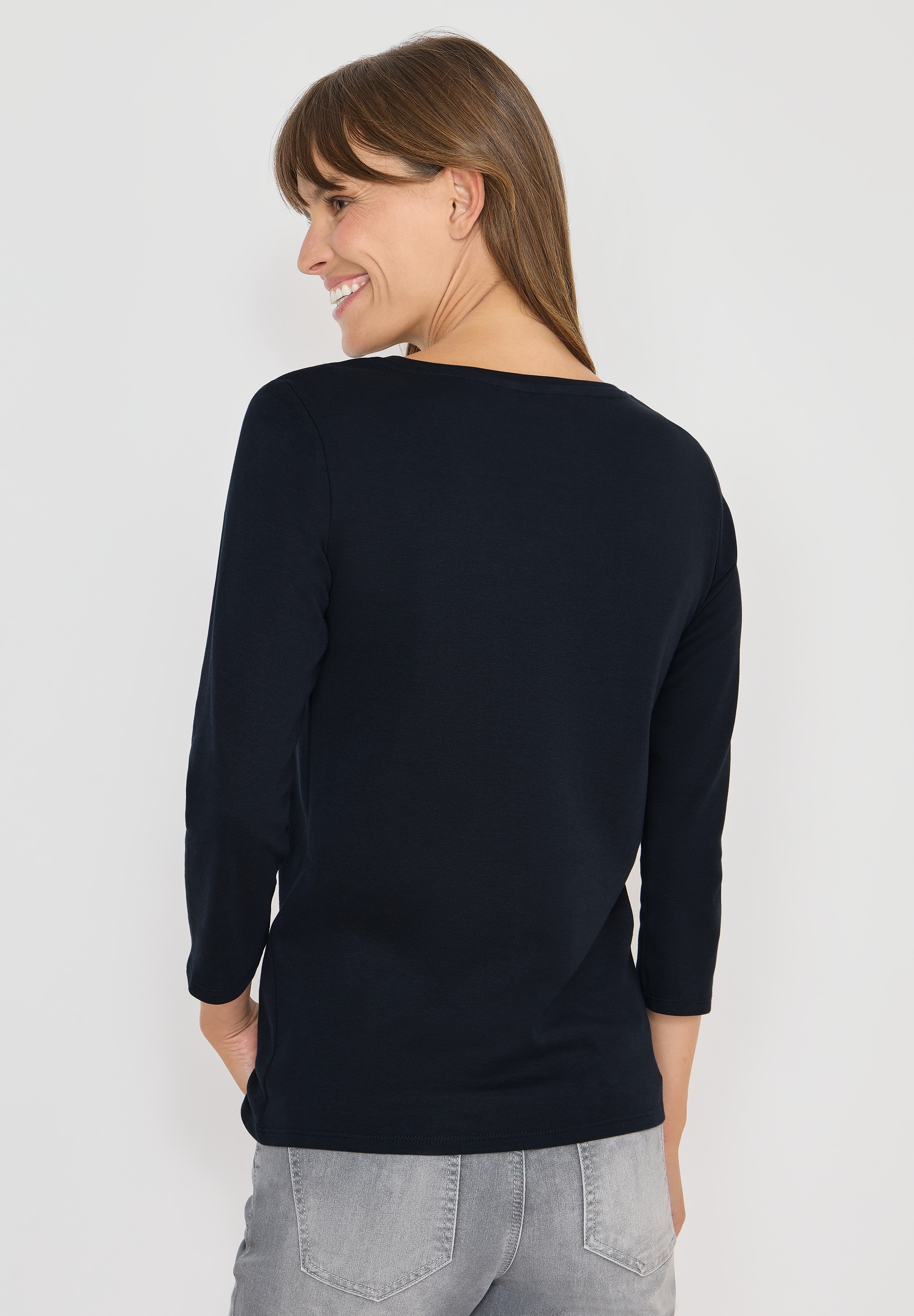 Cecil 3/4-Arm-Shirt, mit 3/4 Ärmeln