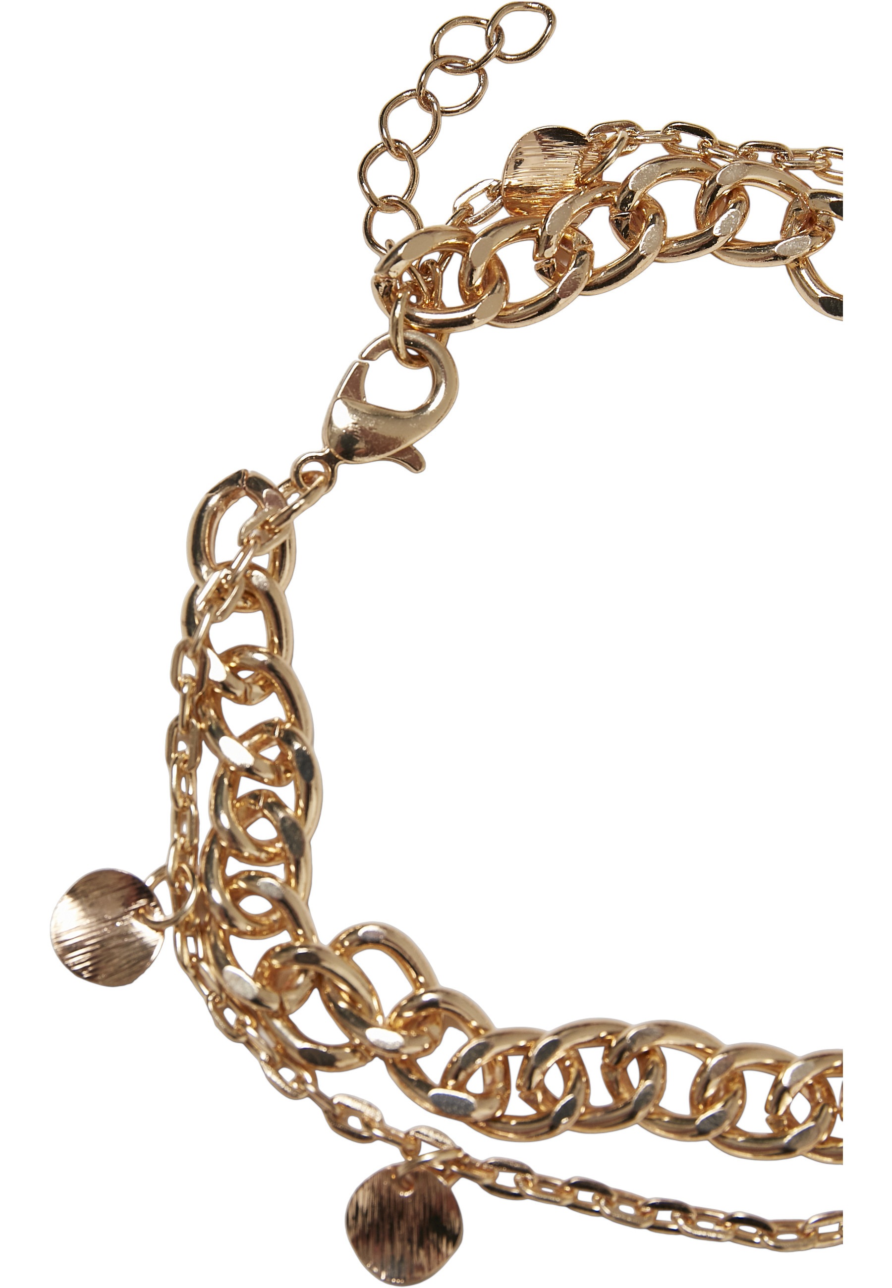 URBAN CLASSICS Edelstahlkette »Urban Classics Unisex Charmy Anklet«