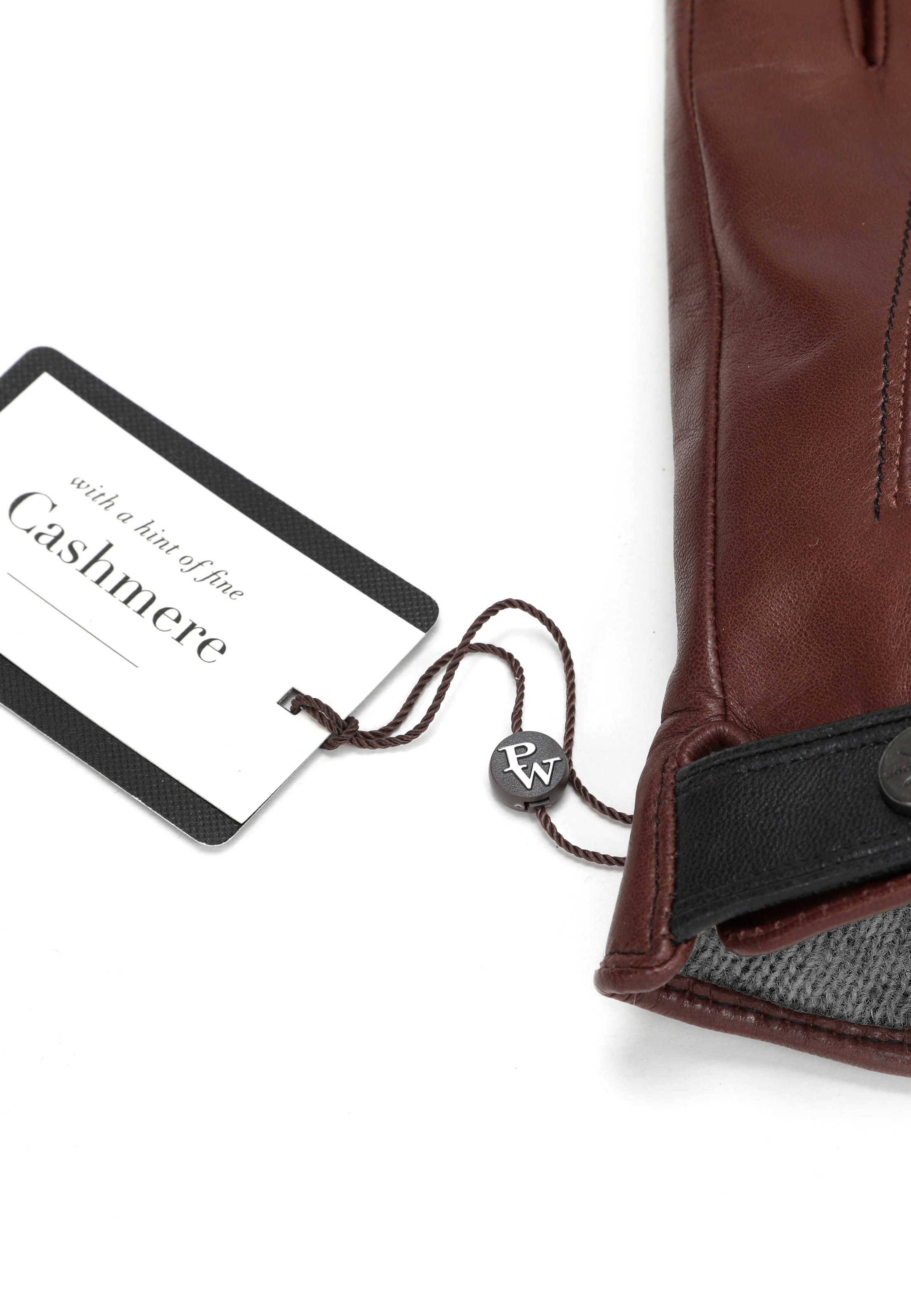 PEARLWOOD Lederhandschuhe "TAYLOR", gefüttert, Ziernähte, seitlicher Lederr günstig online kaufen