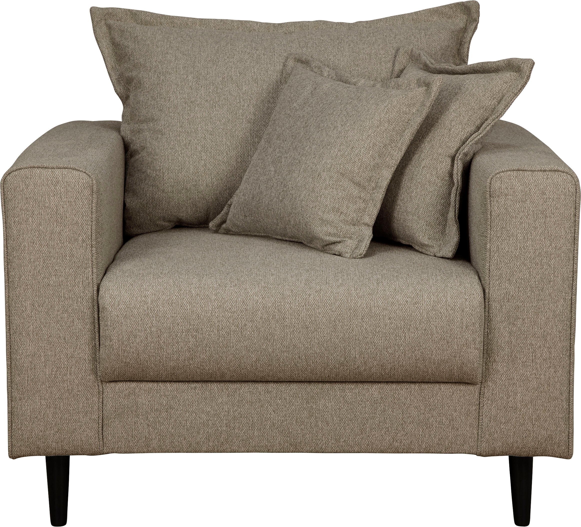 Home affaire Sessel "VEYRAS Loungesessel, Maße B/T/H: 95/84/76 cm", mit Wel günstig online kaufen