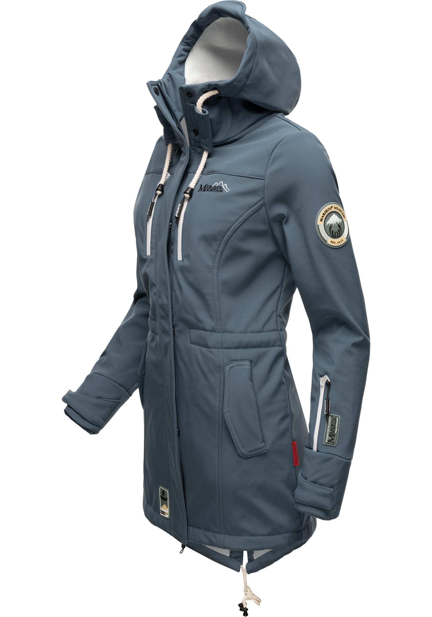 Marikoo Funktionsmantel "Zimtzicke" Softshell Parka mit Kapuze günstig online kaufen