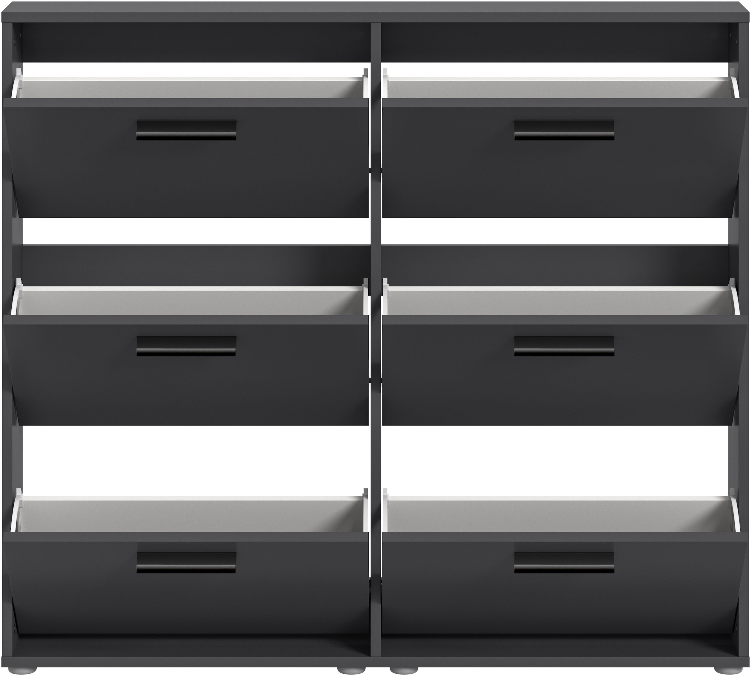 HBZ Schuhkipper »Sam Schuhkipper, Schuhschrank BxHxT 116x103x17 cm«, (1 St.), mit 6 Klappen
