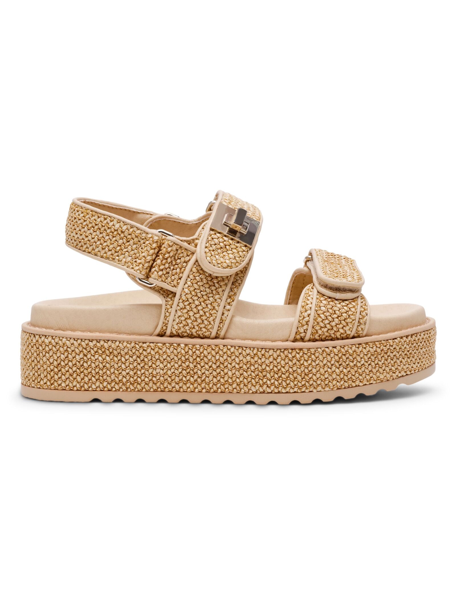 STEVE MADDEN Plateausandaletten »STEVE MADDEN Sandalen Lederimitat«