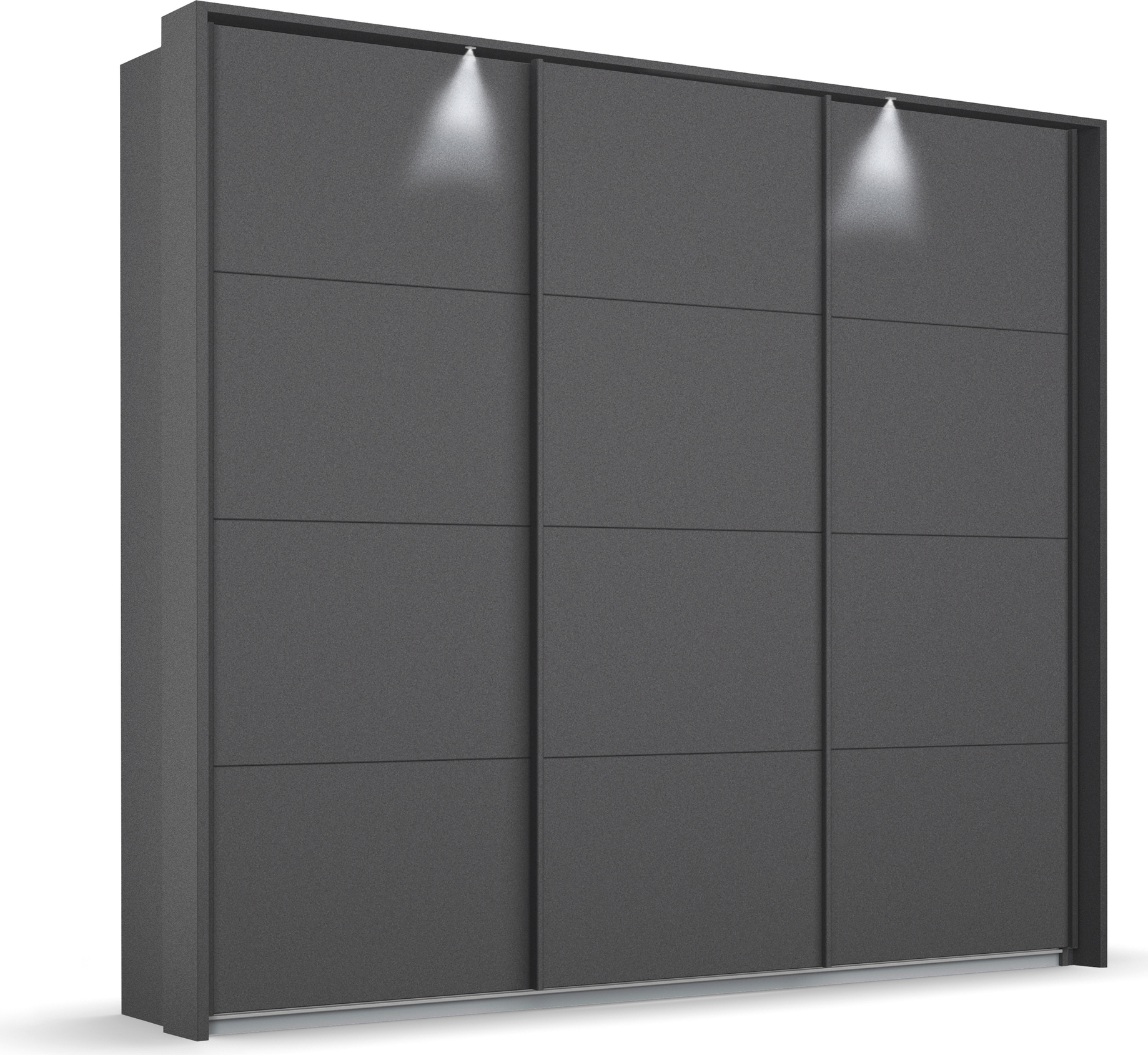OTTO home Kleiderschrank "Mehrzweckschrank Aktenschrank Möbel Mietswohnung Schlafzimmer OTELI" Breiten 211/278/323/368 cm Höhen 214/233 cm, inkl. Passepartout optional mit Beleuchtung MADE IN GERMANY