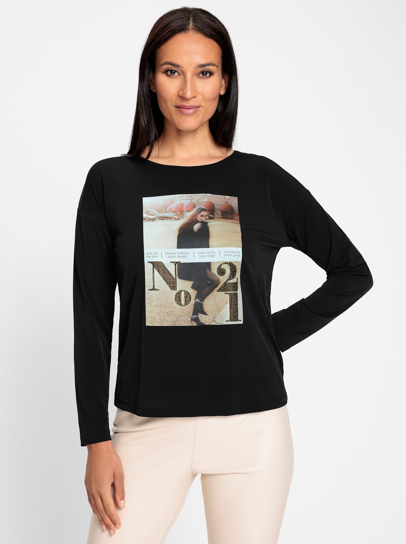 heine Langarmshirt "Langarm-Shirt", 1 Stk. günstig online kaufen