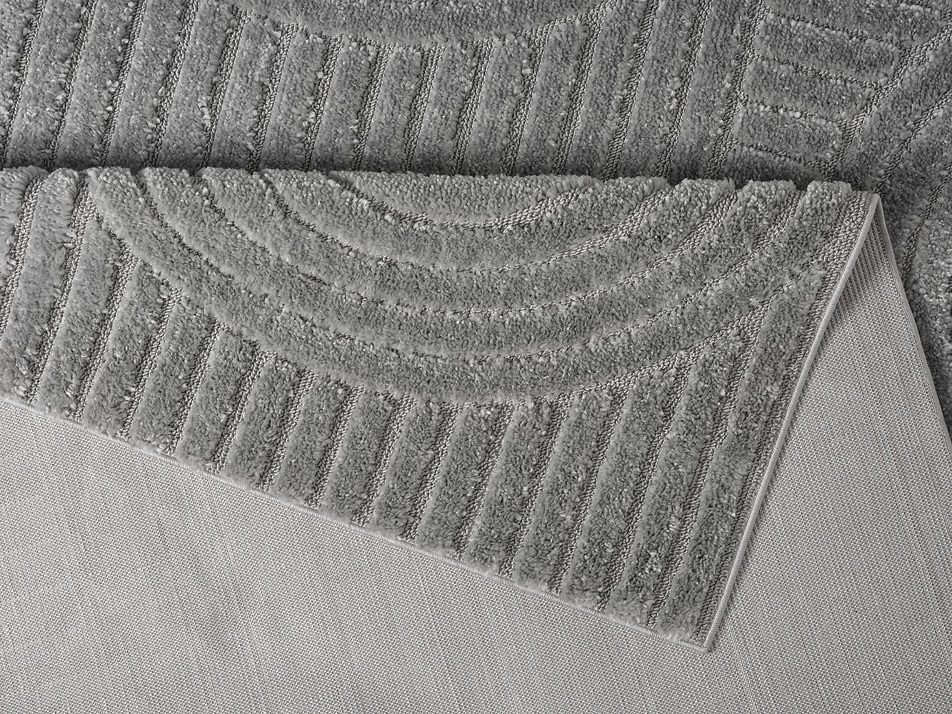 OTTO home Teppich »Jonne, Boho-Design, Scandi, Designteppich« rechteckig 20 mm Höhe Hoch-Tief, 3D Optik, skandinavischer Stil, Wohnzimmer, Schlafzimmer