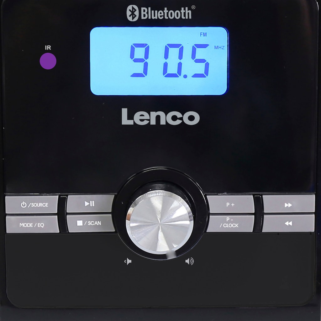 Lenco CD-Radiorecorder »MC-030BK«, (FM-Tuner)