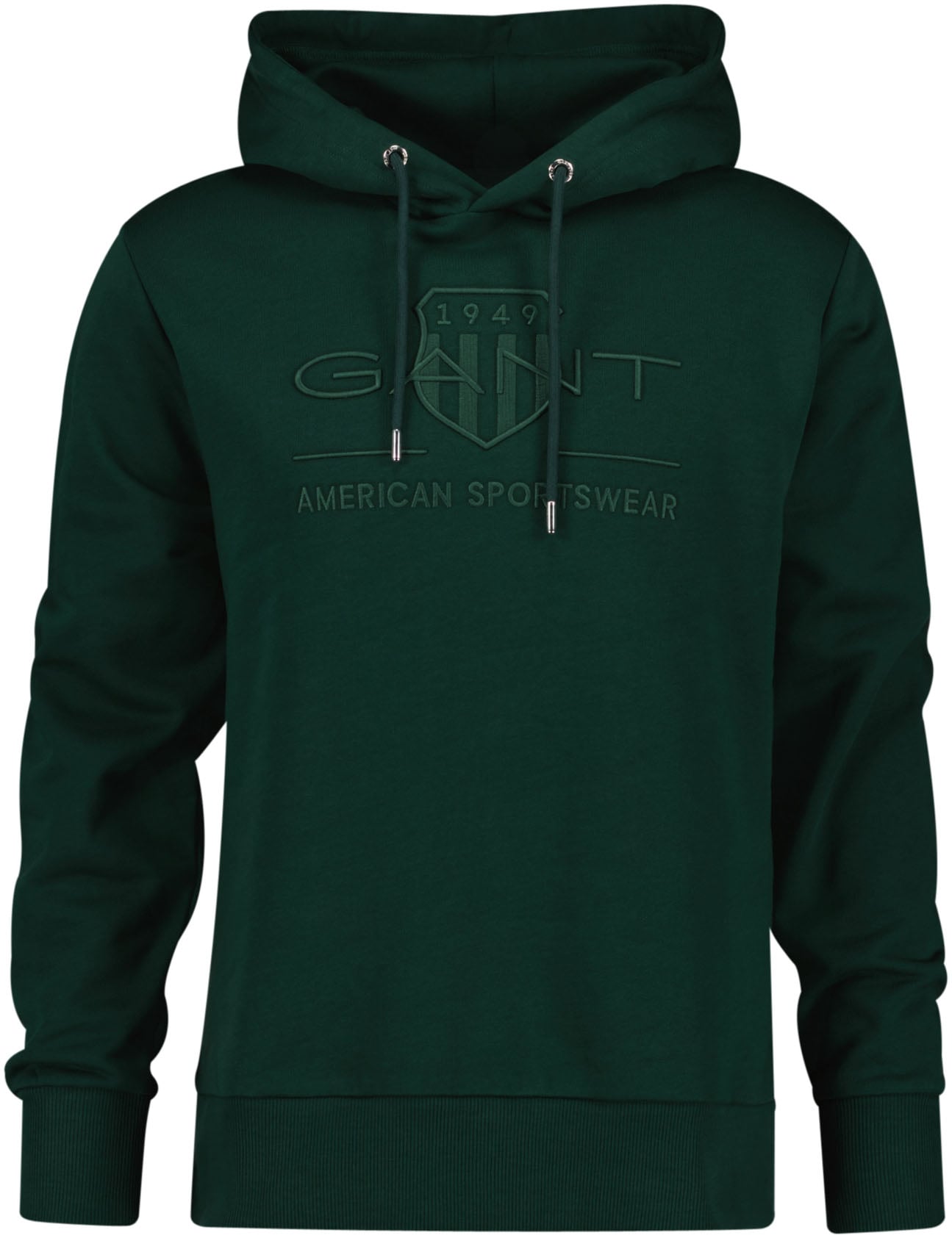 Gant Hoodie "REG TONAL SHIELD HOODIE", mit Logostickerei