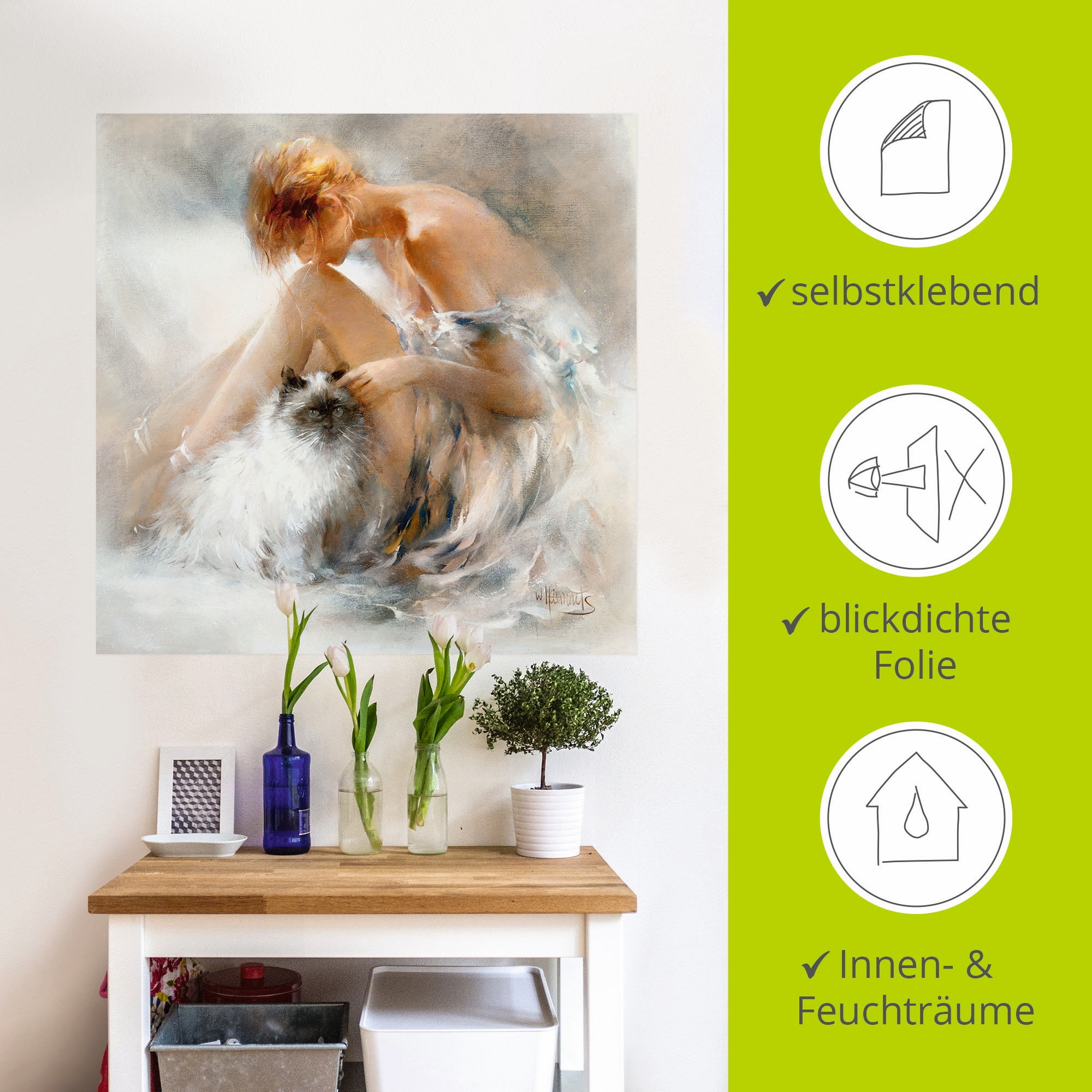 Artland Wandbild »Verlangen«, Frau, (1 St.), als Leinwandbild, Poster, Wandaufkleber in verschied. Größen