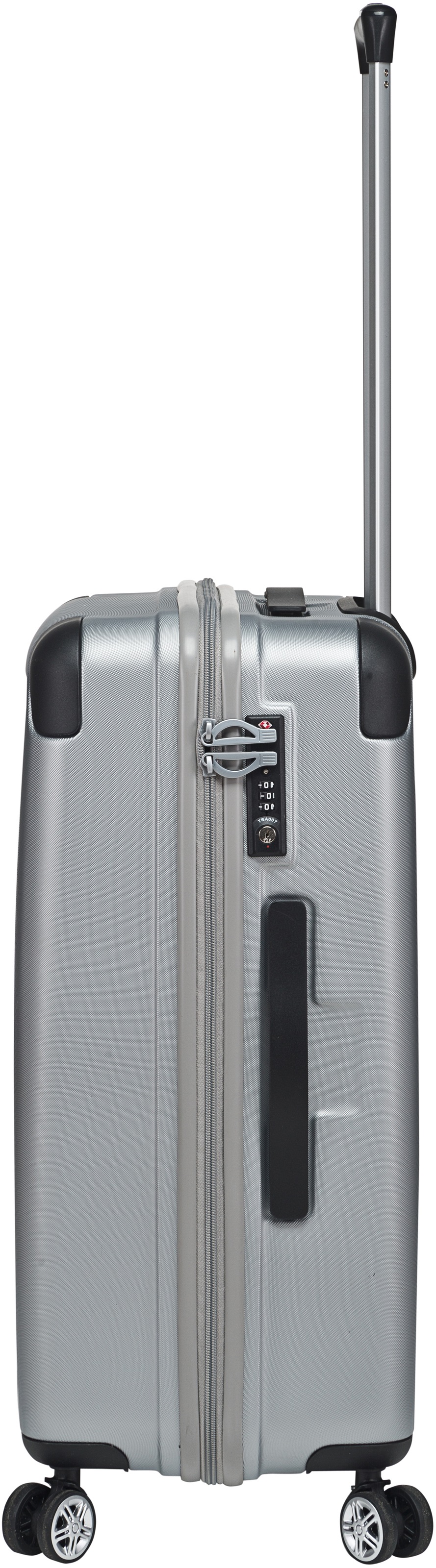 Stratic Hartschalen-Trolley »Stripe, 66 cm«, 4 Rollen, Reisekoffer Reisegepäck Aufgabegepäck TSA-Zahlenschloss