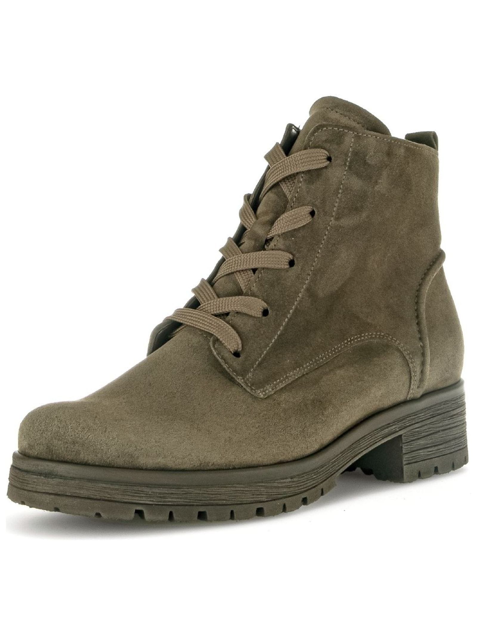 Gabor Comfort Schnürstiefelette "Gabor Comfort Stiefelette Veloursleder" günstig online kaufen