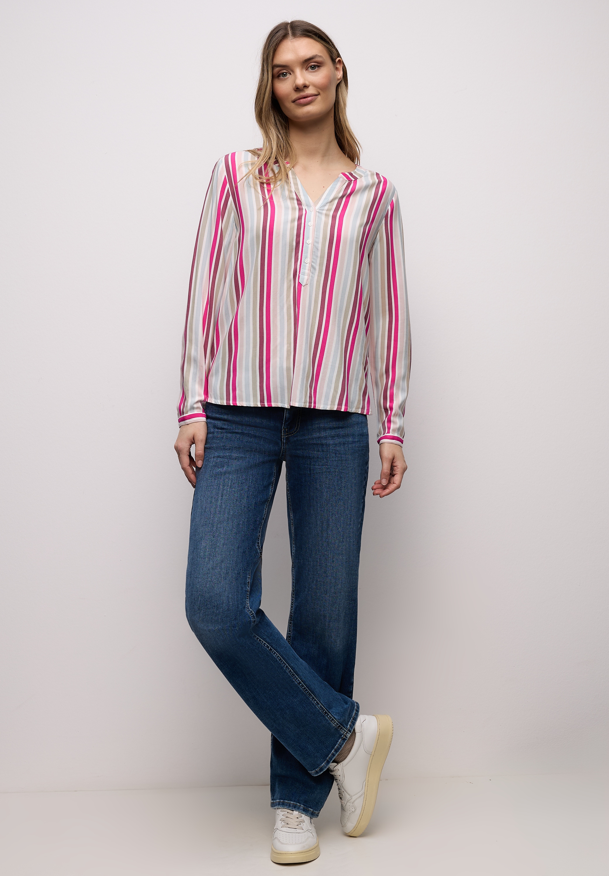 STREET ONE Langarmbluse im Tunika-Style