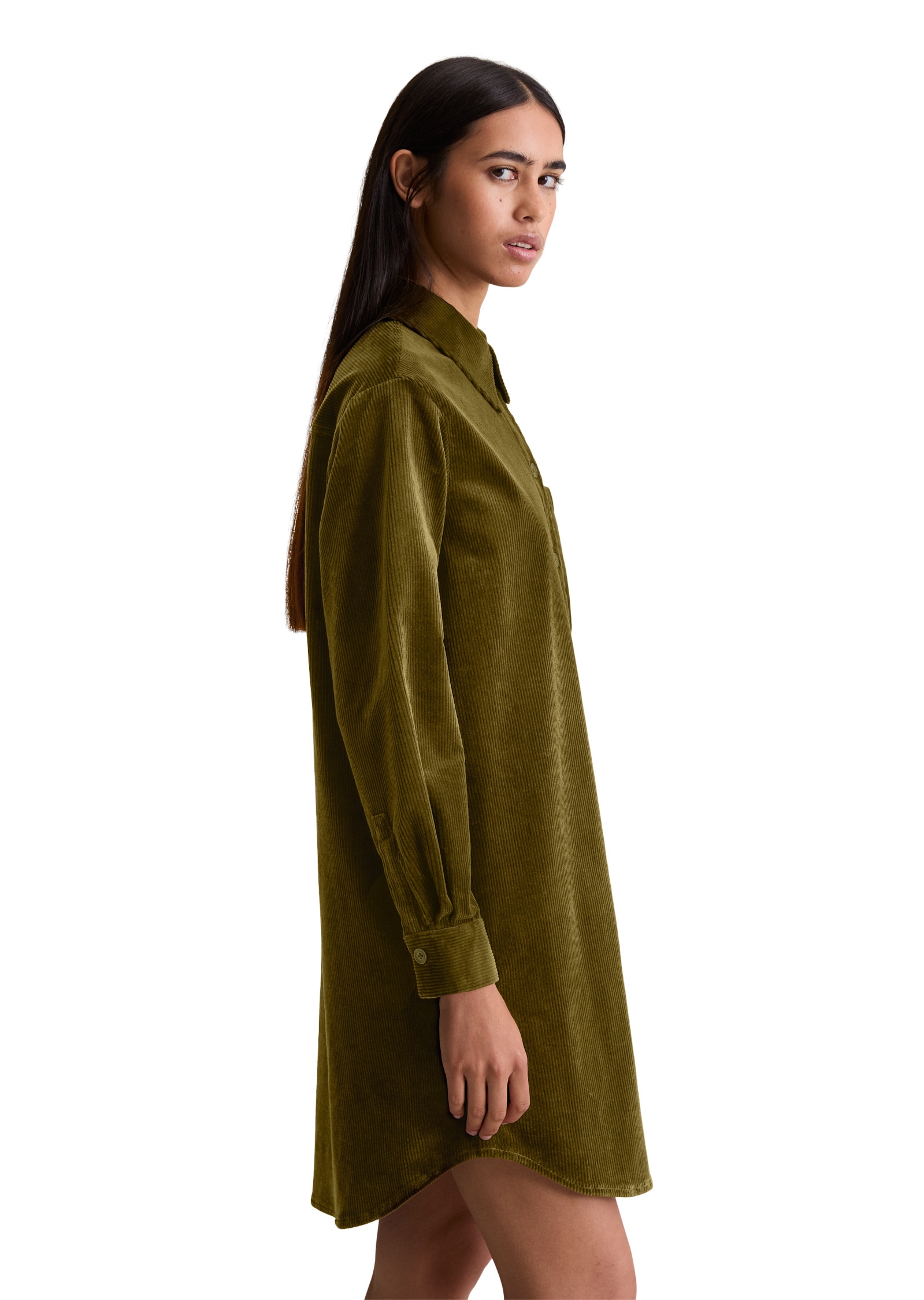 Marc O'Polo DENIM Hemdblusenkleid »aus Organic Cotton Stretch«