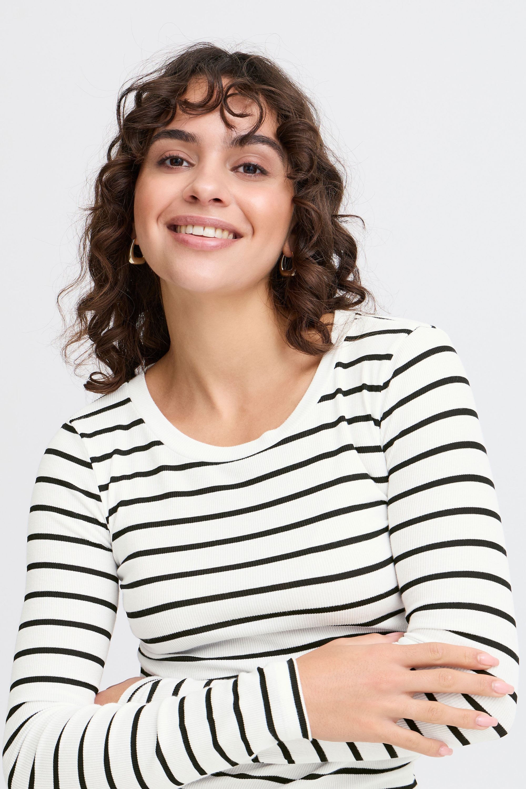 fransa Longsleeve »Longsleeve FRHIZAMOND STRIPE TEE 33«
