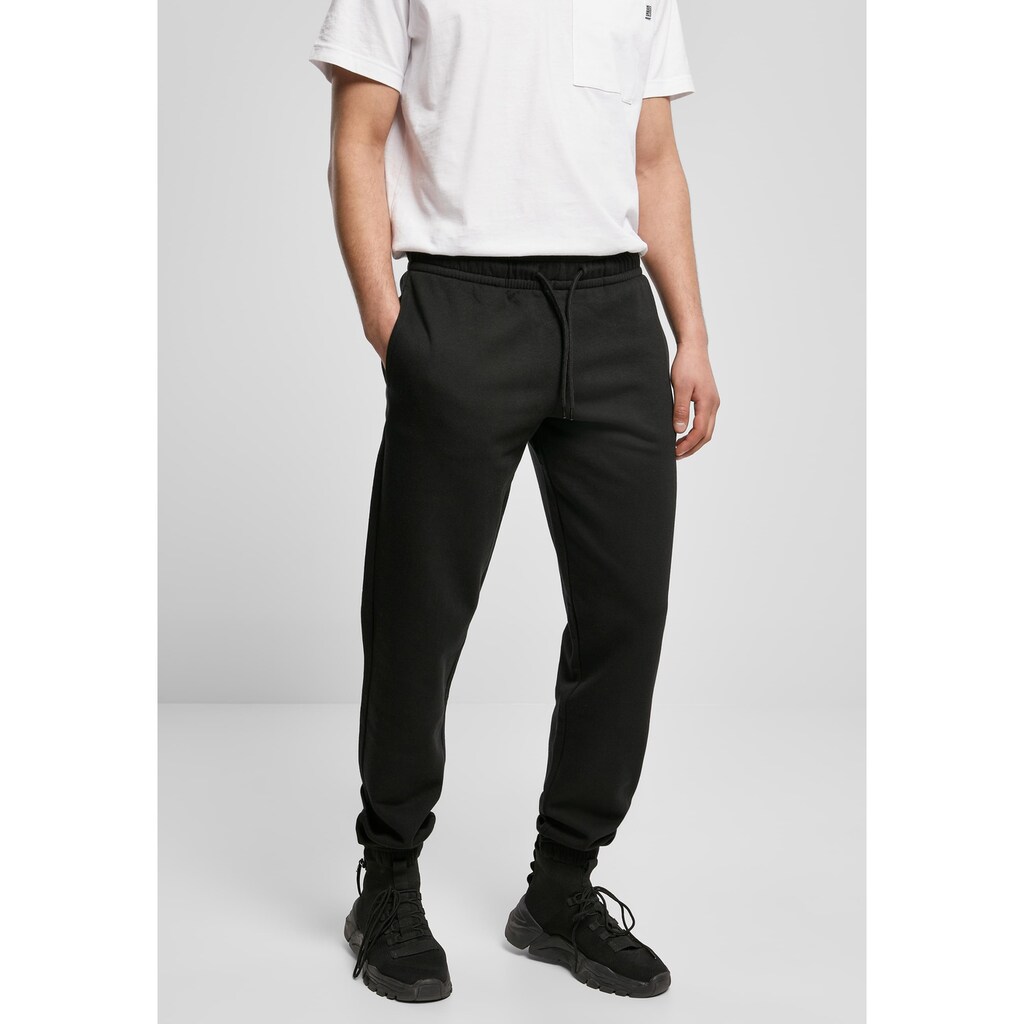 URBAN CLASSICS Stoffhose »Urban Classics Herren Basic Sweatpants 2.0«, (1 tlg.)