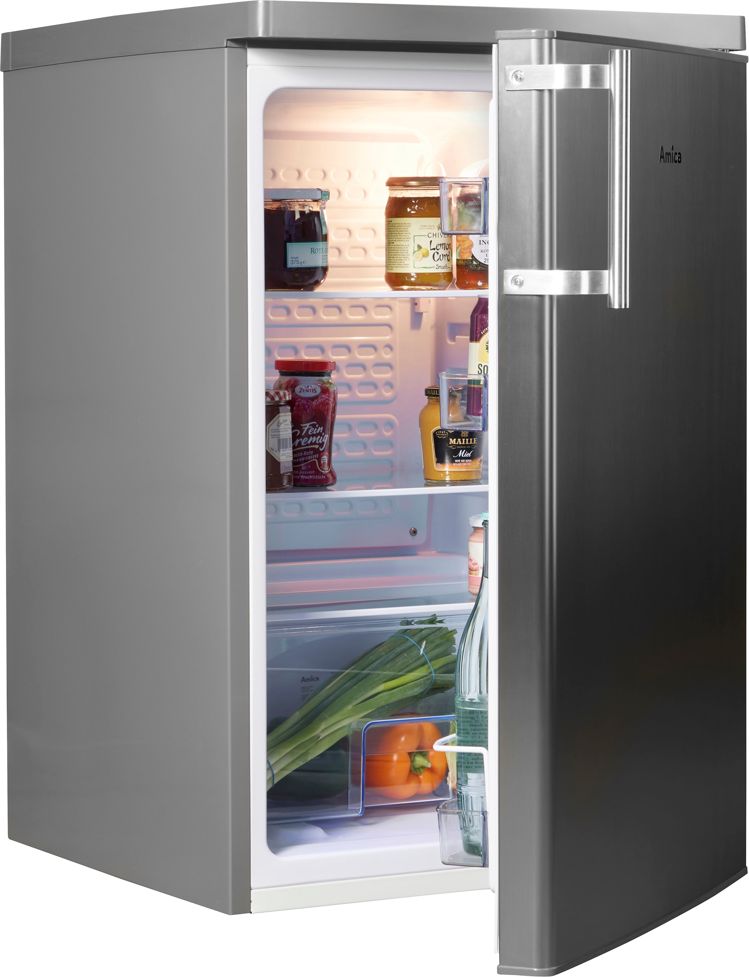 Amica Vollraumkühlschrank "VKS 351110-2 E" 84,5 cm hoch 55 cm breit günstig online kaufen