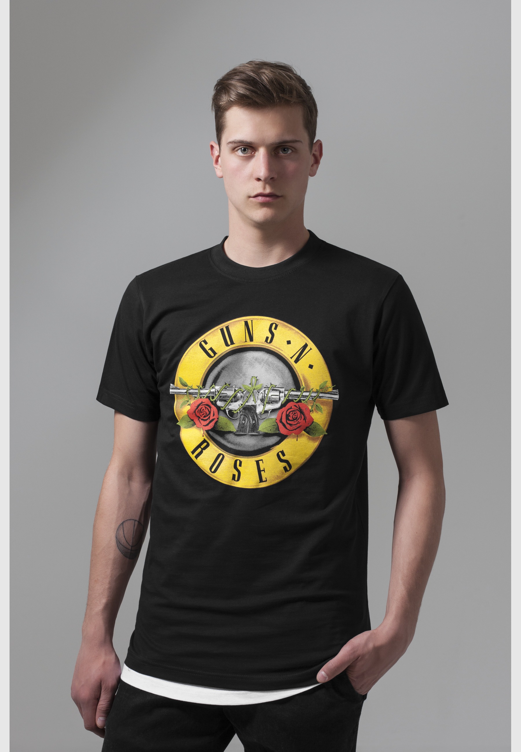 Merchcode T-Shirt »Merchcode Herren Guns n' Roses Logo Tee« 1 Stk.