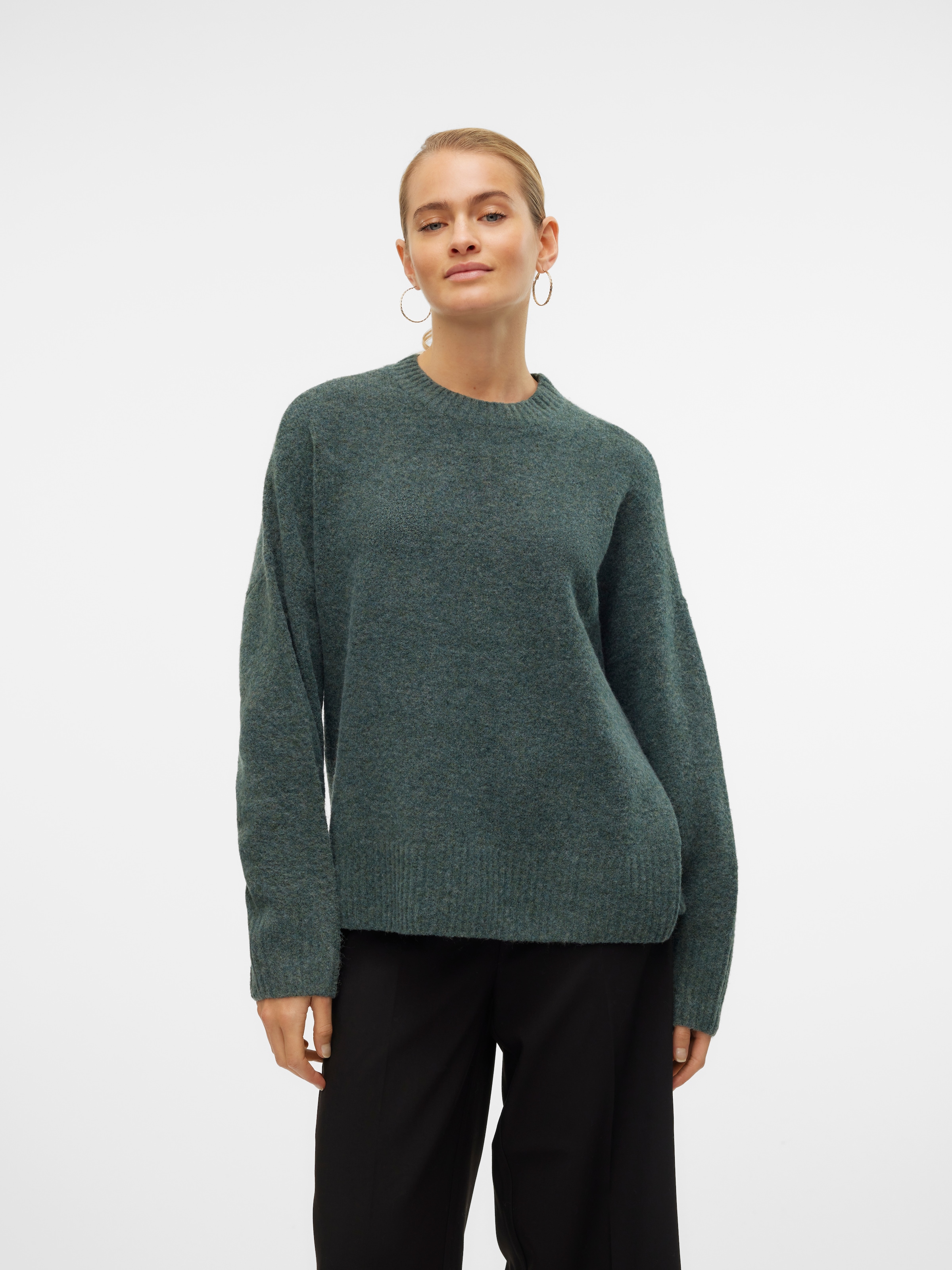 Vero Moda Strickpullover "VMBOOM LS O-NECK PULLOVER GA NOOS"