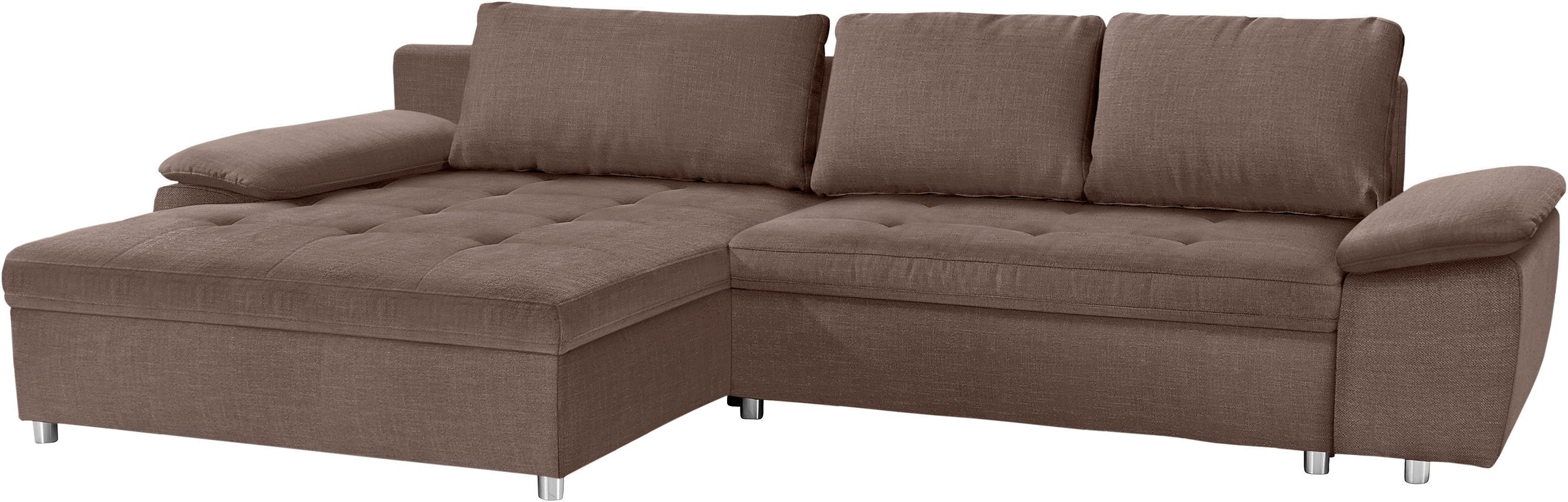 sit&more Ecksofa »Labene«, wahlweise mit Bettfunktion und Bettkasten, auch als XXL-Variante